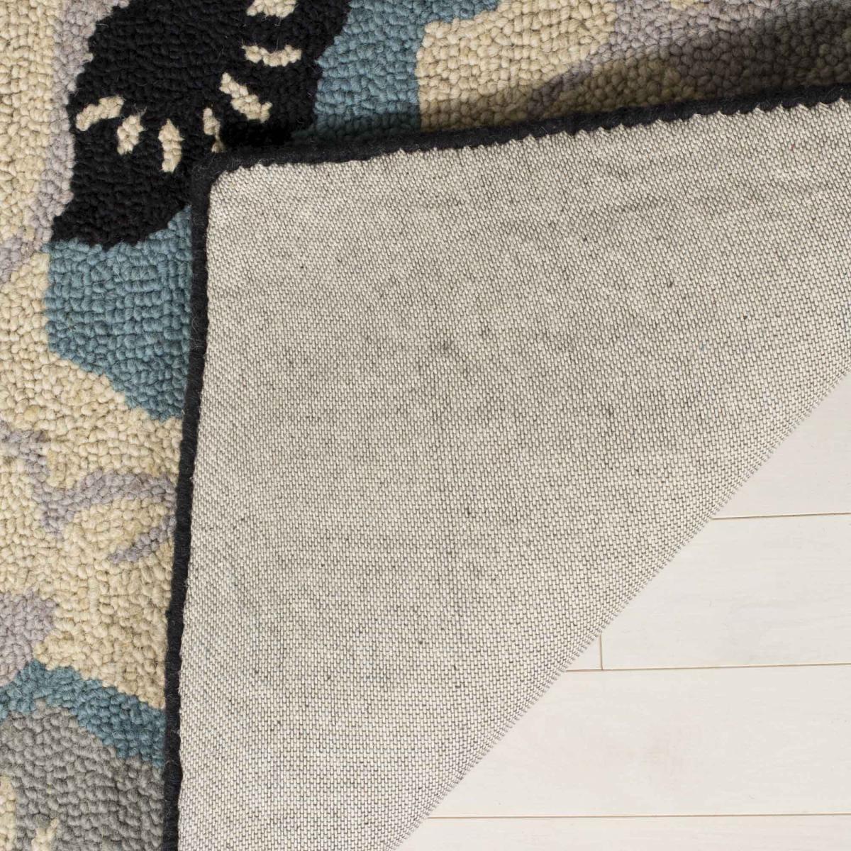 Safavieh Martha Stewart Collection Floral 2'x 8' Runner Rug, Blue, large
