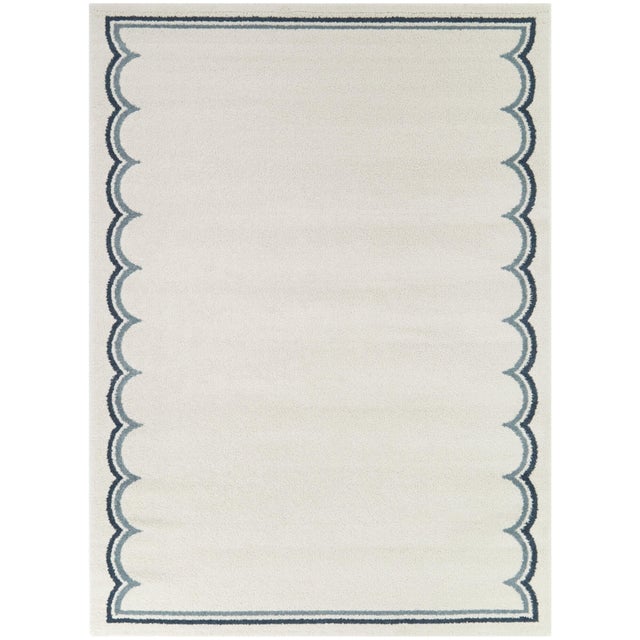 Marinatos Modern Border 7' 10" x 10' Area Rug