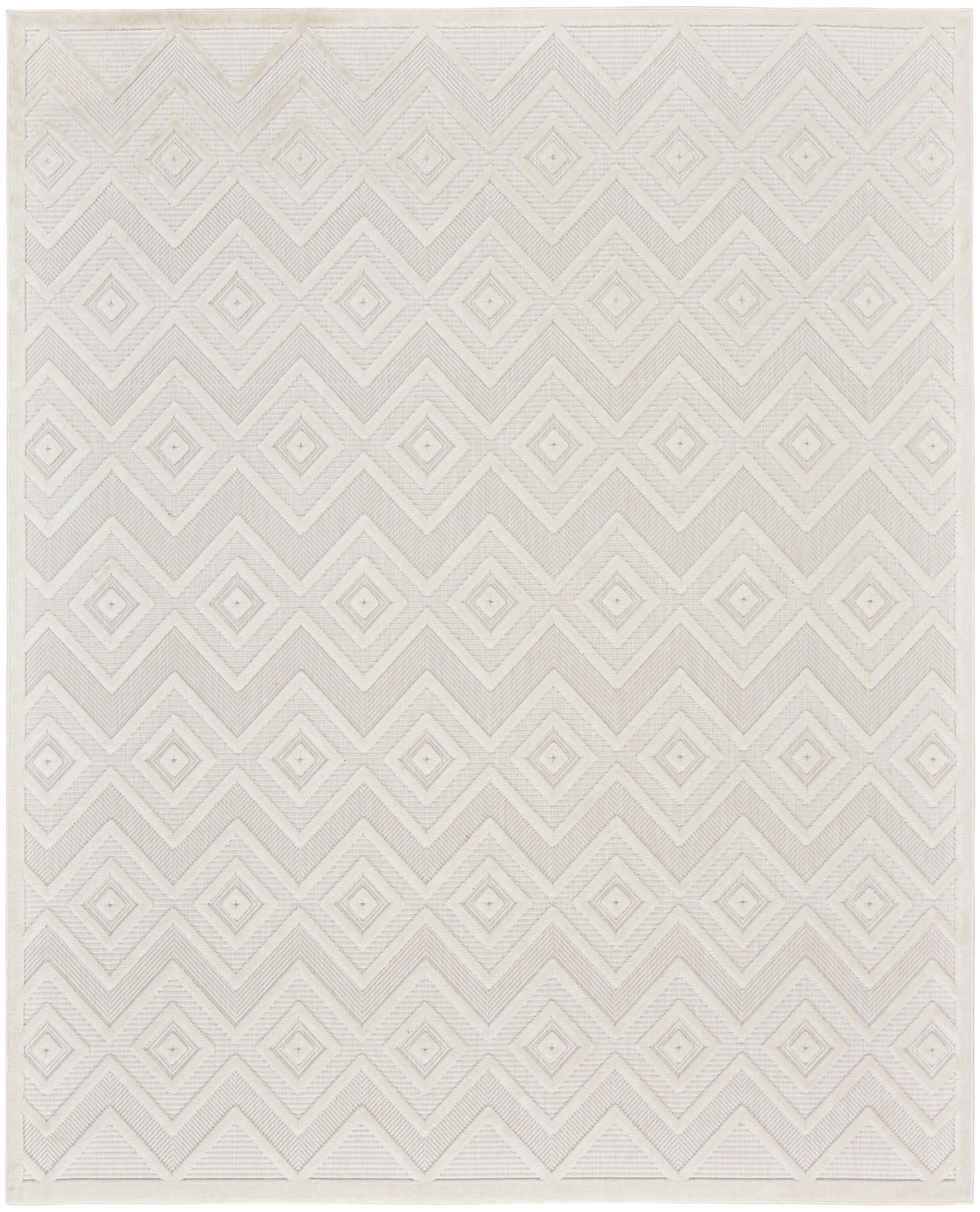 Nourison Home Versa 12' x 15' Area Rug, Ivory/White, large