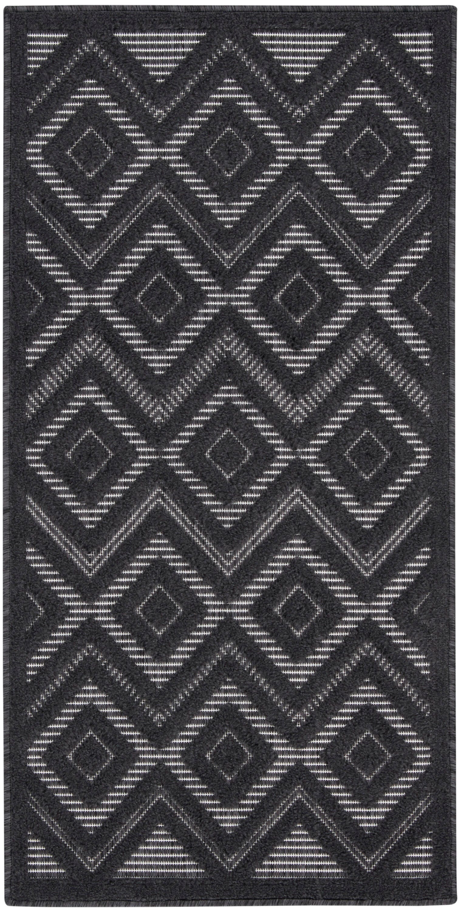 Nourison Home Versa 2' x 4' Area Rug, Charcoal Black, large