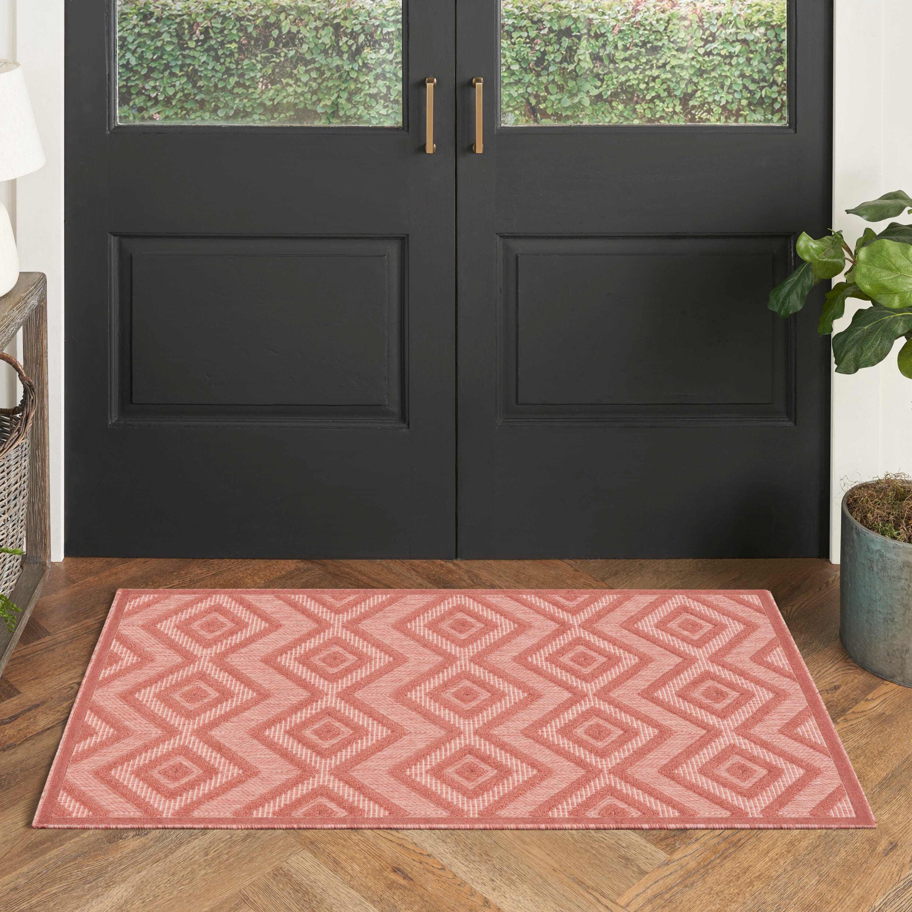 Nourison Home Versa 2' x 4' Area Rug, Coral Orange, rollover