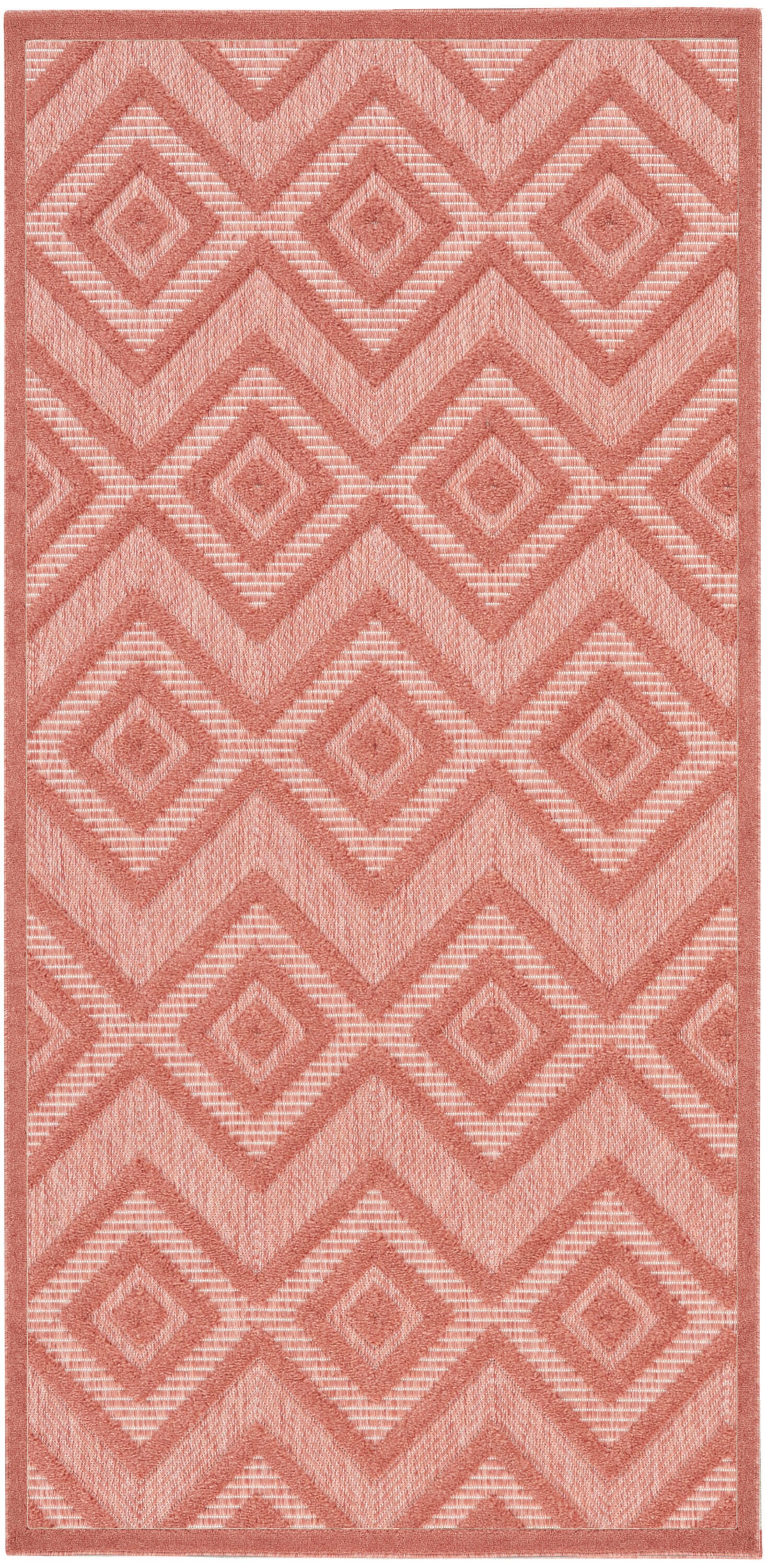 Nourison Home Versa 2' x 4' Area Rug, Coral Orange, large