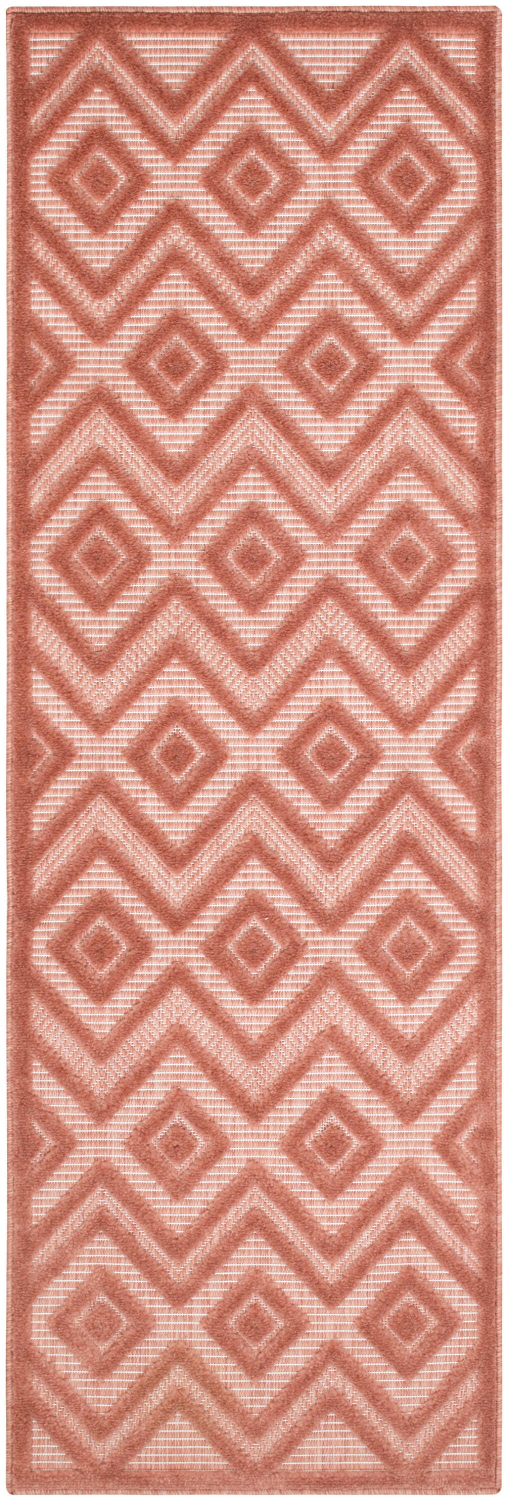 Nourison Home Versa 2' x 6' Area Rug, Coral Orange, large