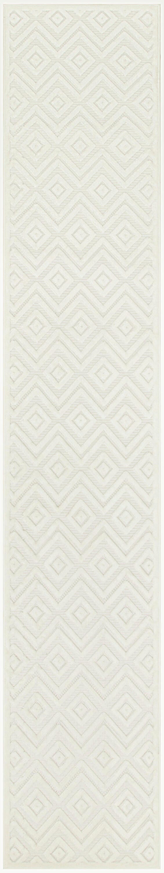 Nourison Home Versa 2' x 6' Area Rug, Ivory/White, large