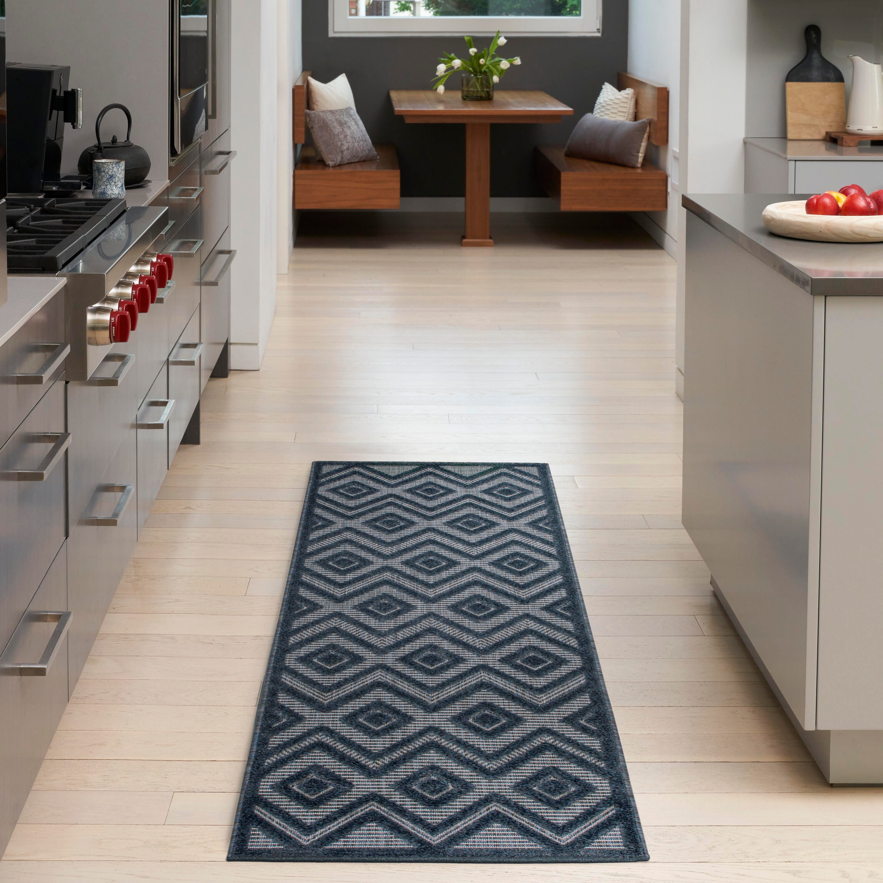Nourison Home Versa 2' x 6' Area Rug, Navy Blue, rollover