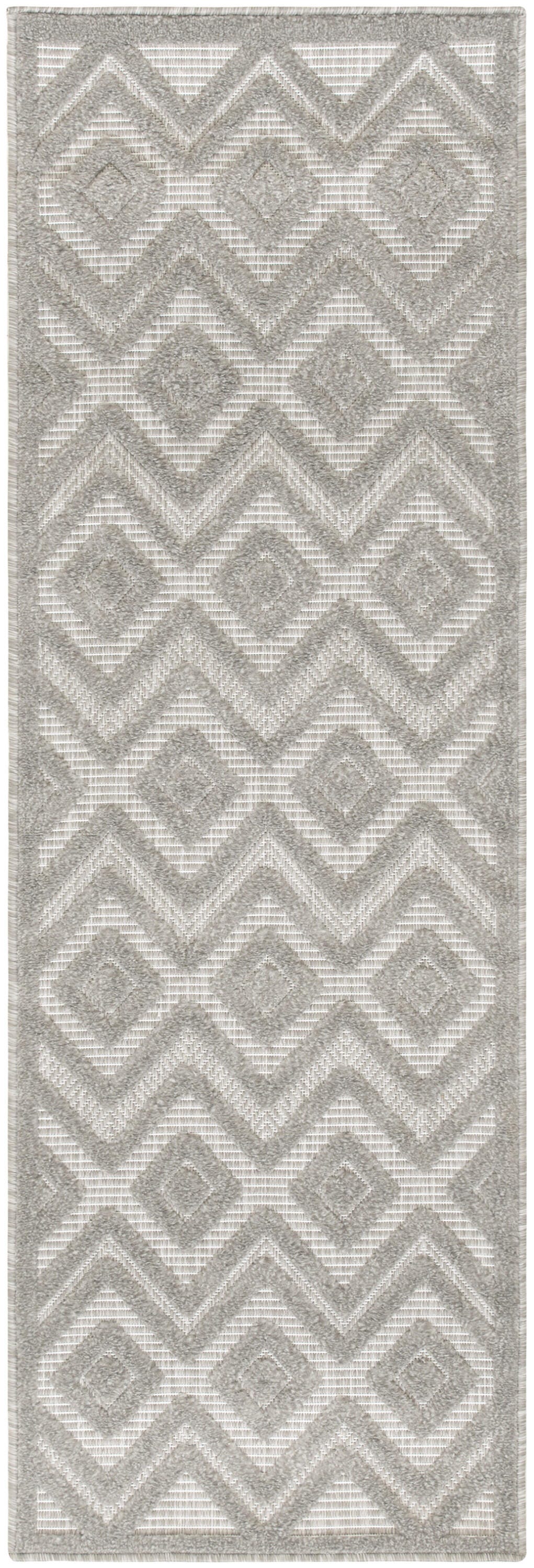 Nourison Home Versa 2' x 6' Area Rug, Silver/Gray, large