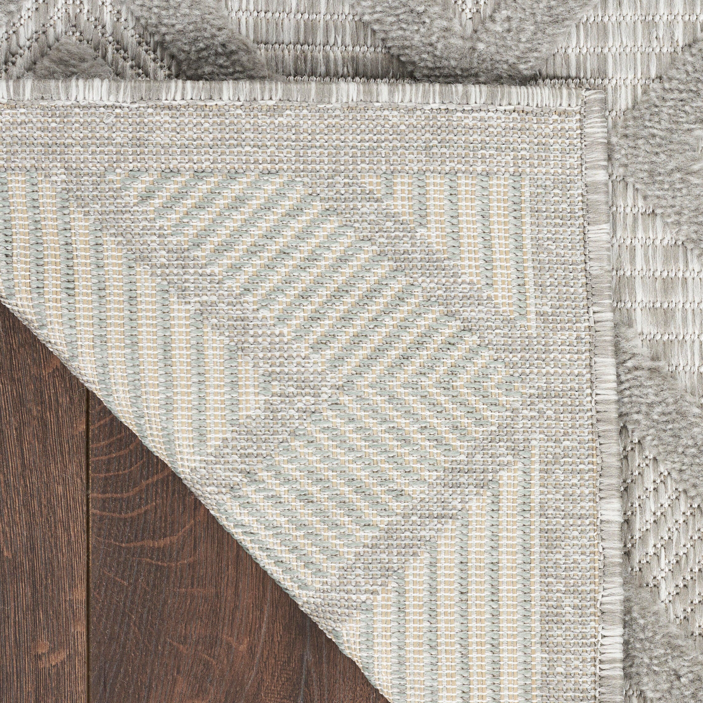 Nourison Home Versa 2' x 6' Area Rug, Silver/Gray, large