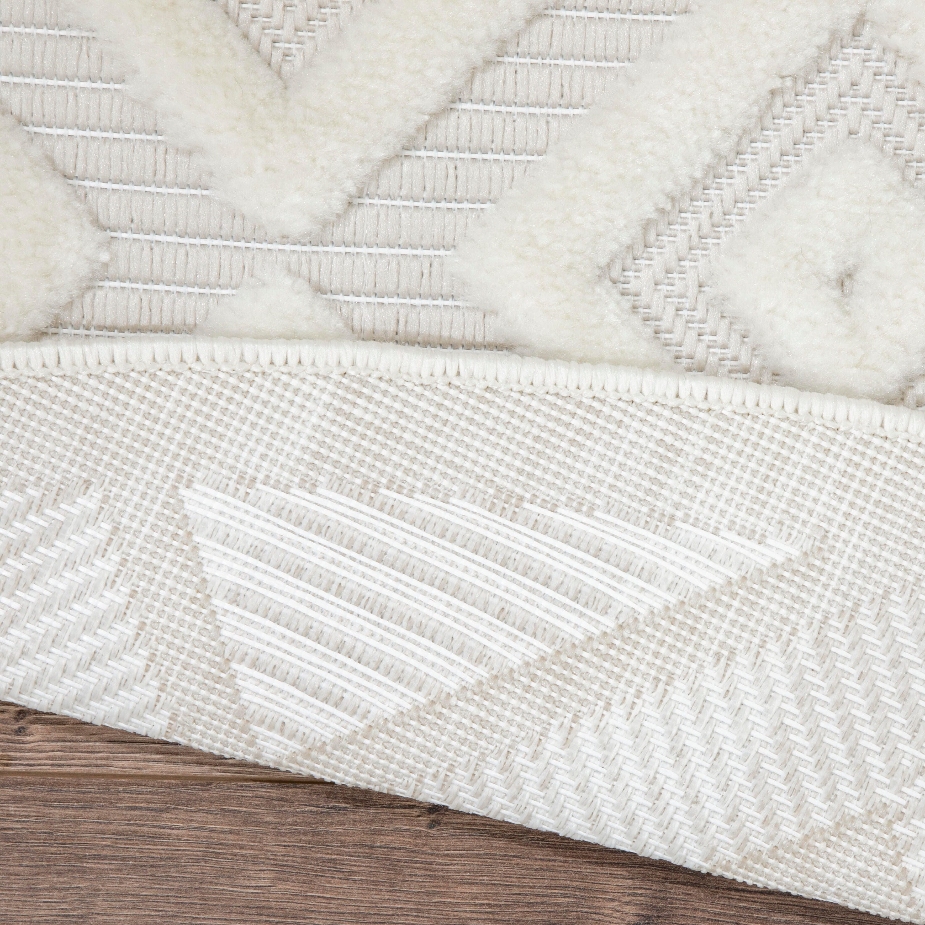 Nourison Home Versa 4' Area Rug, Ivory/White, large
