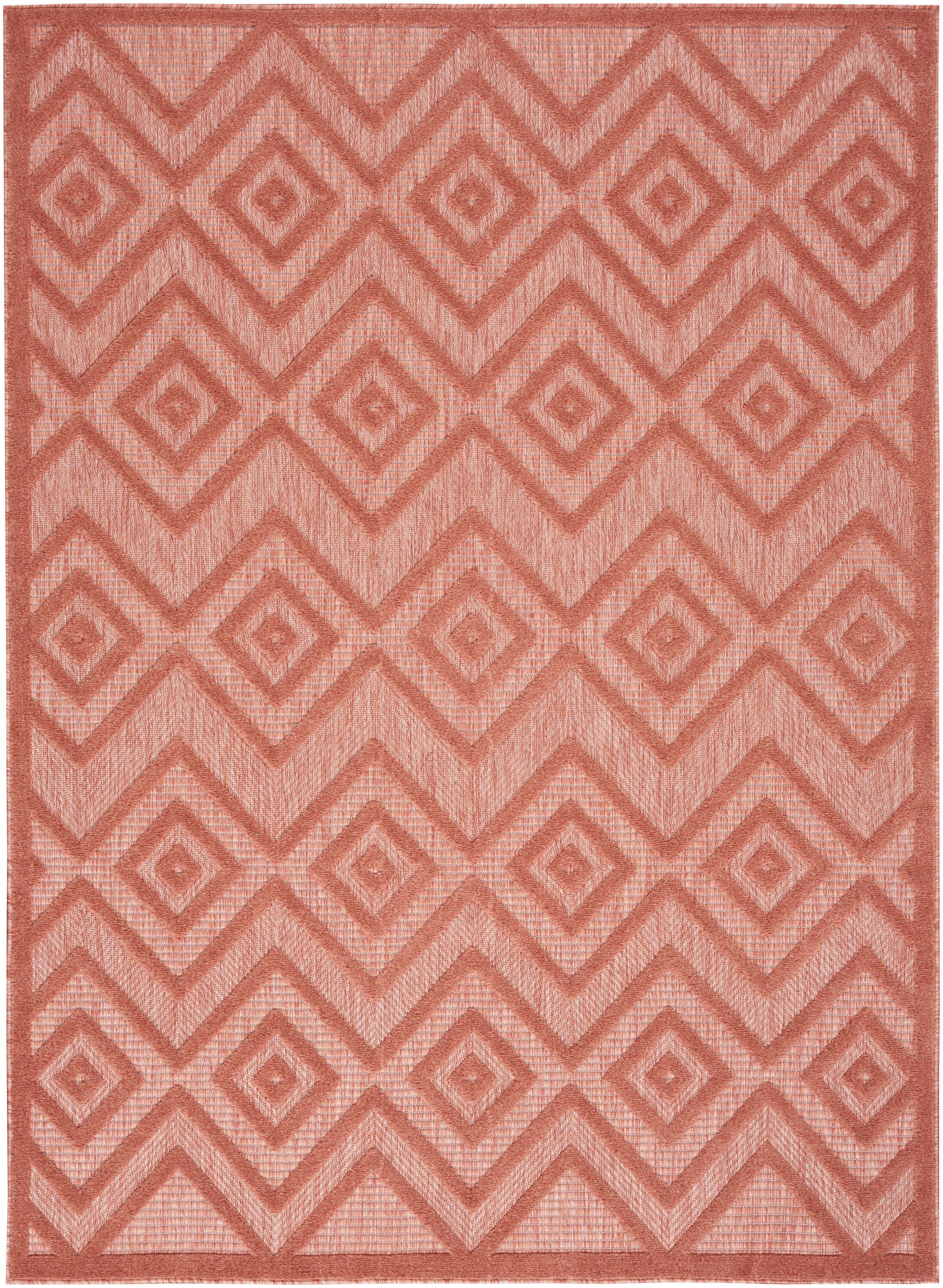 Nourison Home Versa 4' x 6' Area Rug, Coral Orange, large