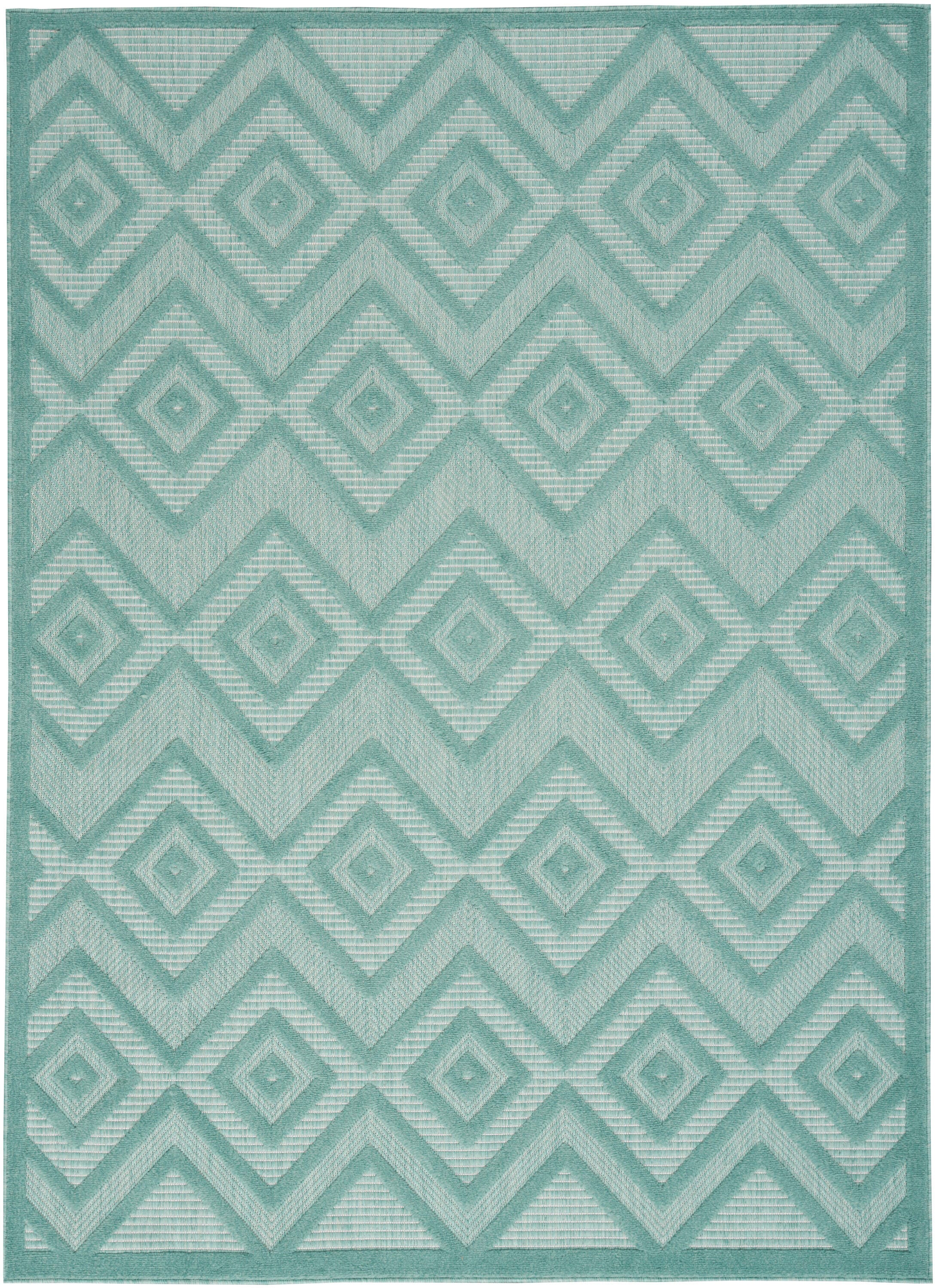 Nourison Home Versa 4' x 6' Area Rug, Aqua/Teal, large