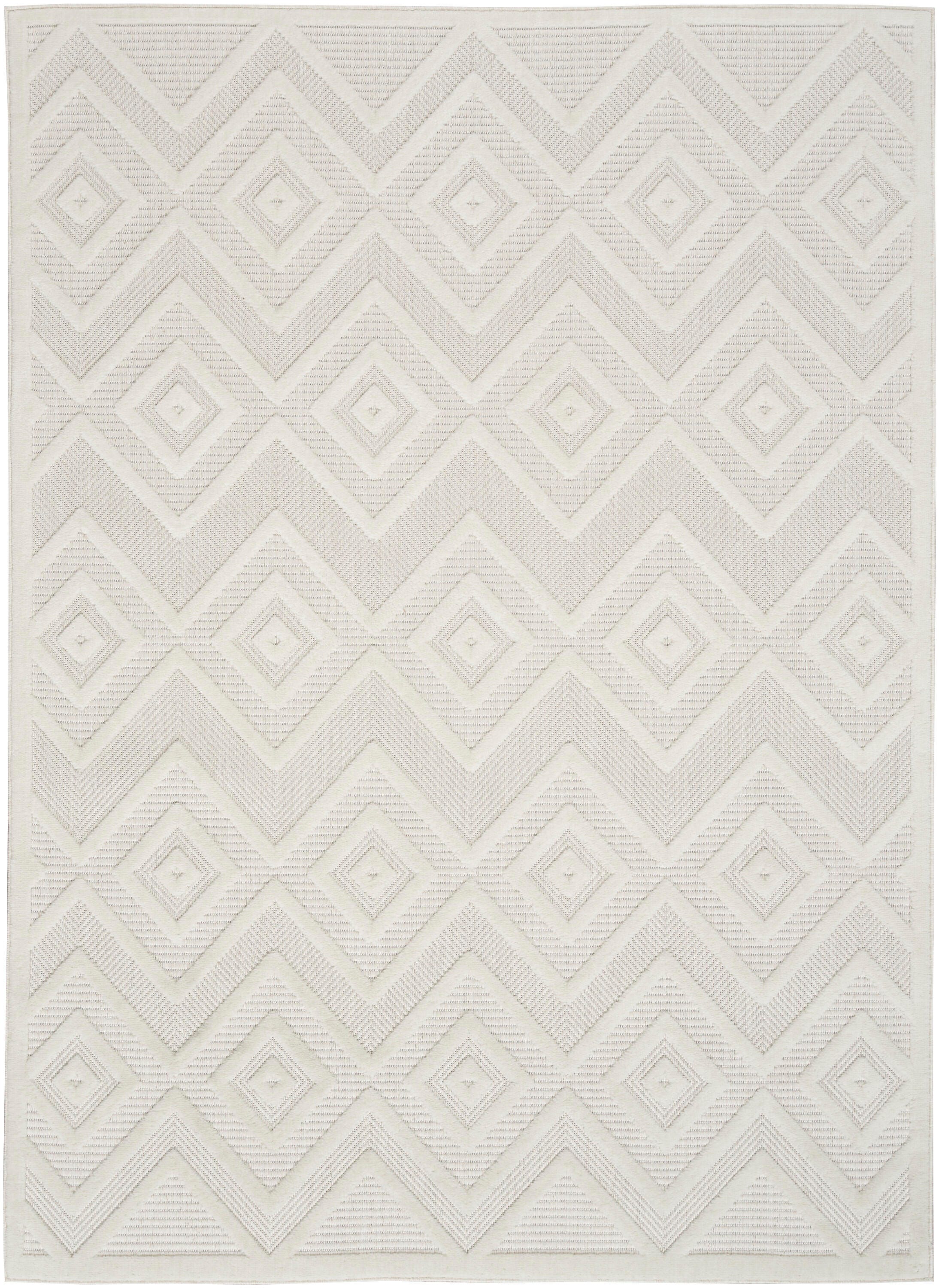 Nourison Home Versa 4' x 6' Area Rug, Ivory/White, large