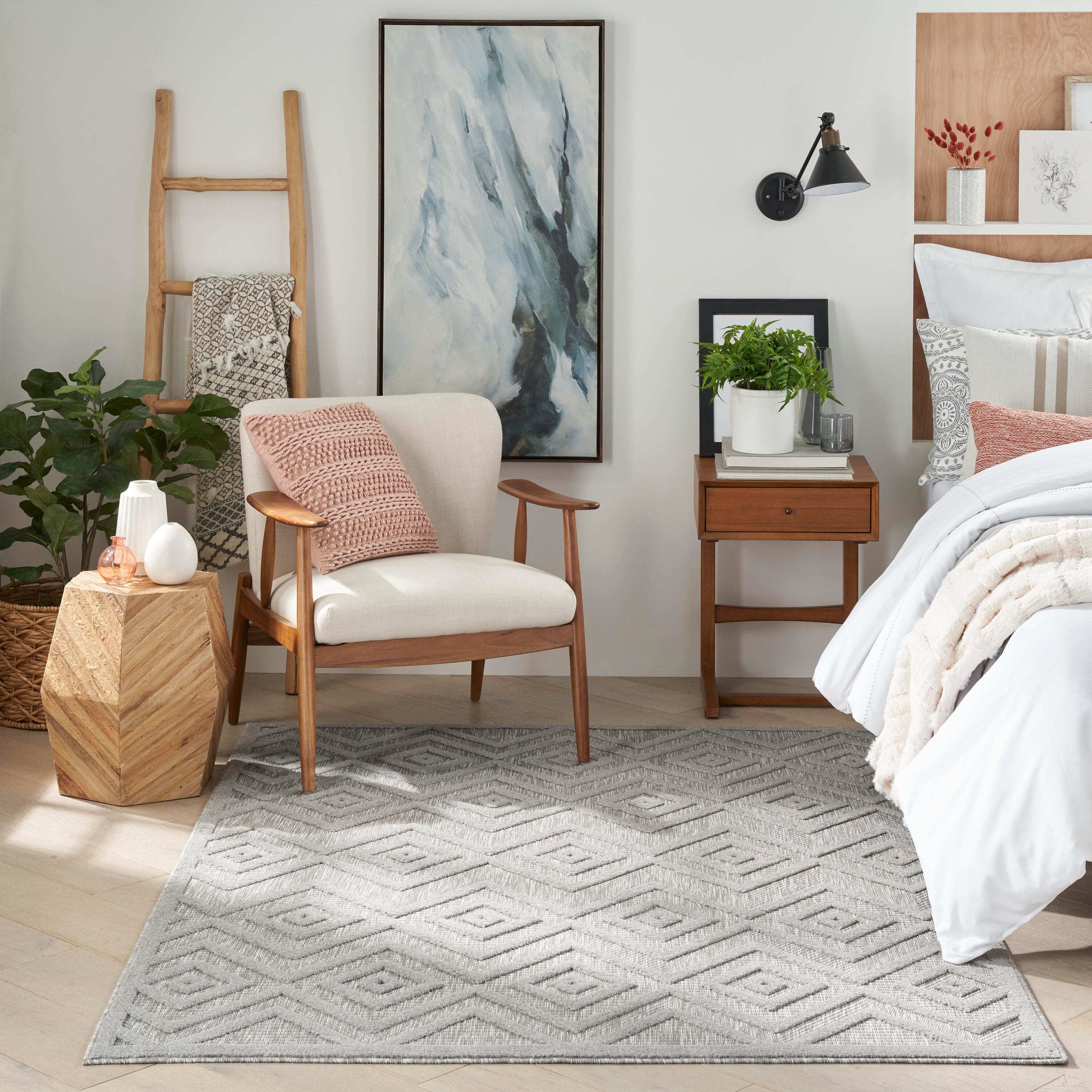 Nourison Home Versa 5' x 7' Area Rug, Silver/Gray, large