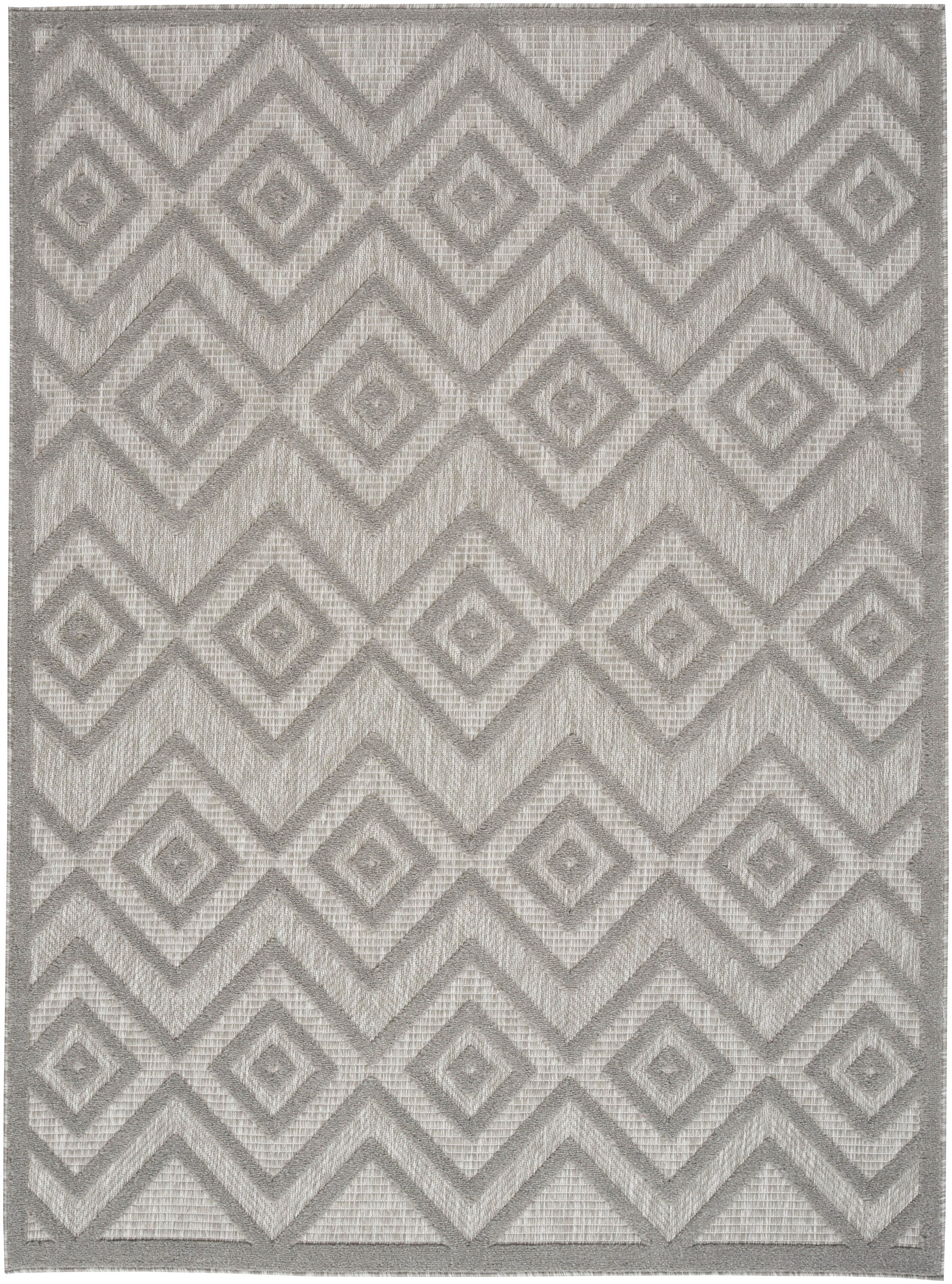 Nourison Home Versa 6' x 9' Area Rug, Silver/Gray, large