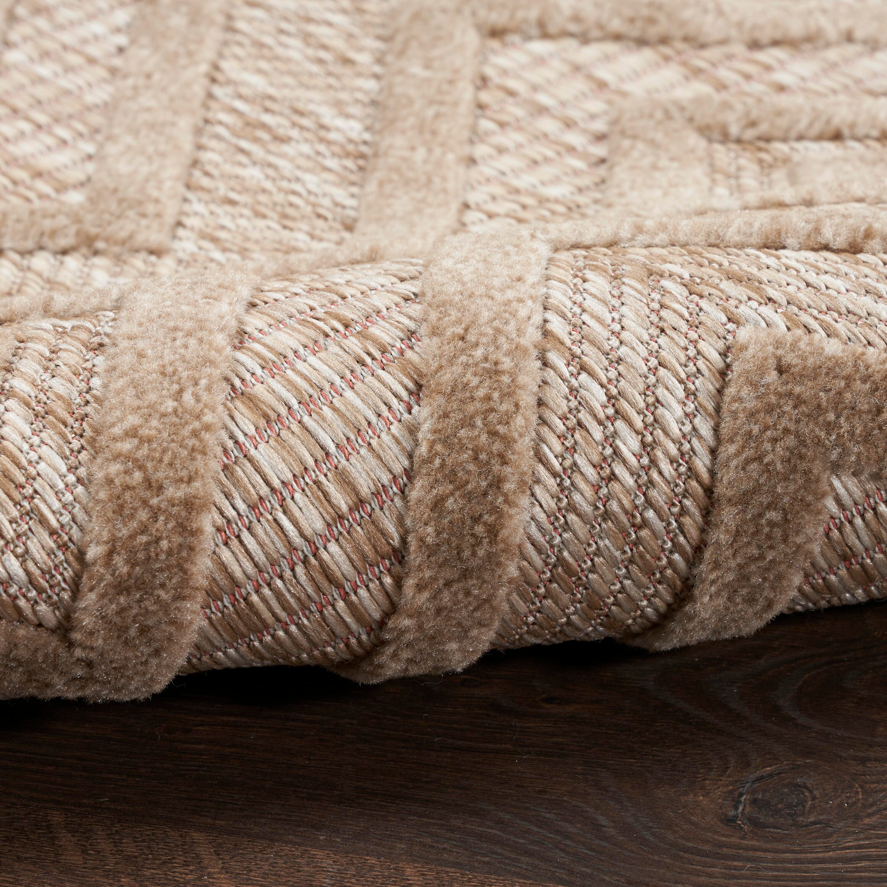 Nourison Home Versa 6' x 9' Area Rug, Natural Beige, large