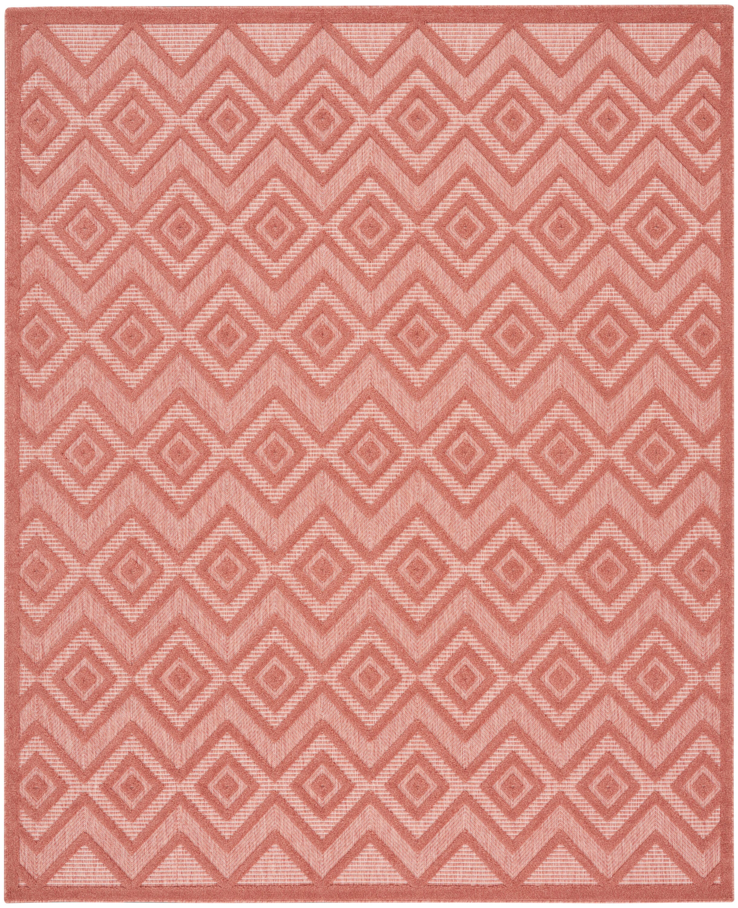 Nourison Home Versa 7' x 10' Area Rug, Coral Orange, large