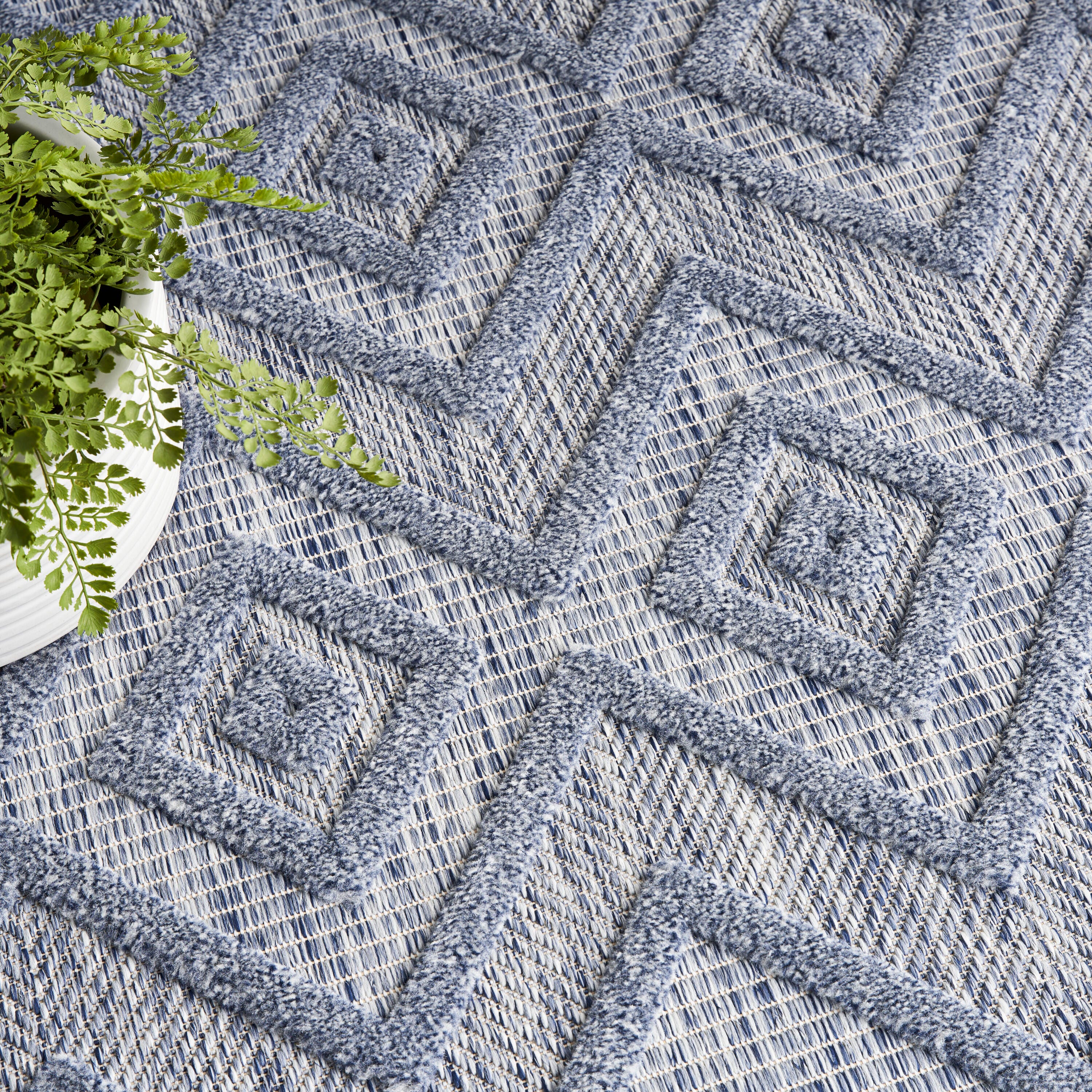 Nourison Home Versa 8' x 10' Area Rug, Denim Blue, large