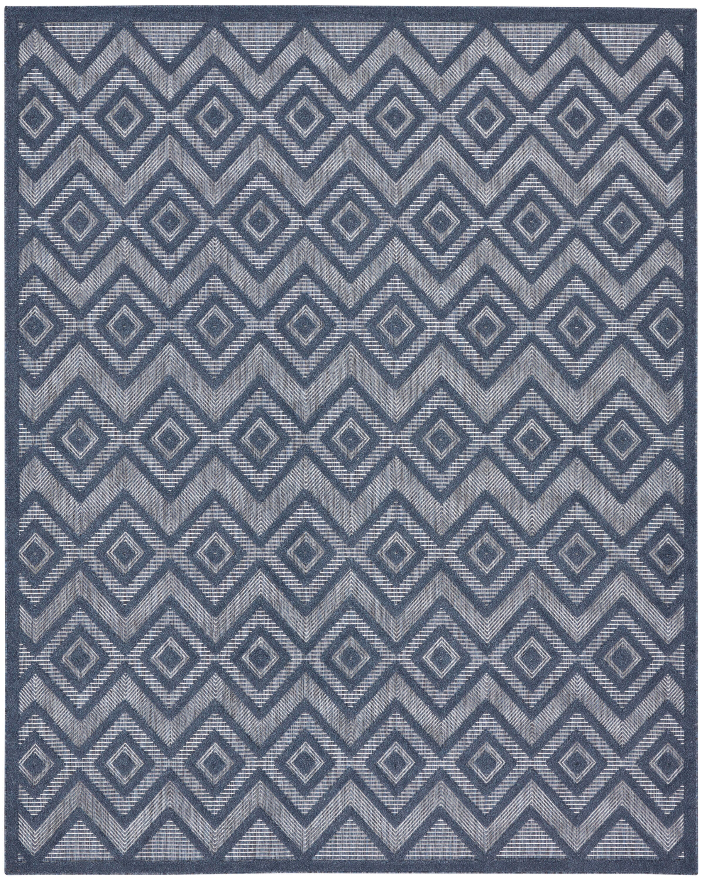 Nourison Home Versa 8' x 10' Area Rug, Navy Blue, large