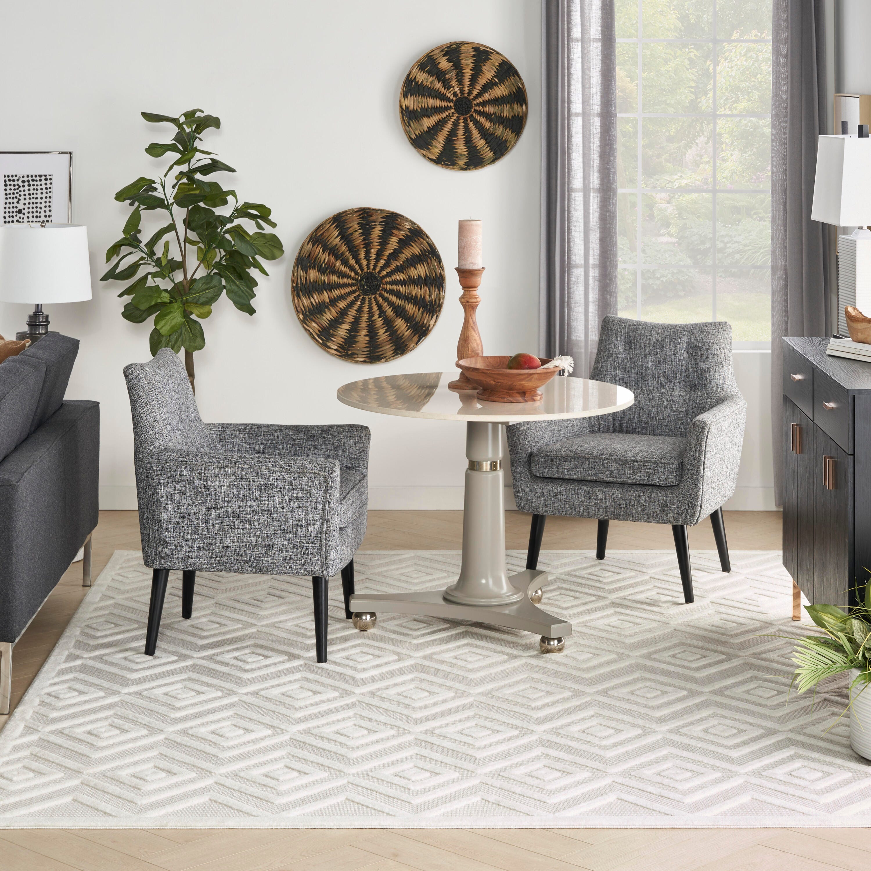 Nourison Home Versa 8' x 10' Area Rug, Ivory/White, large