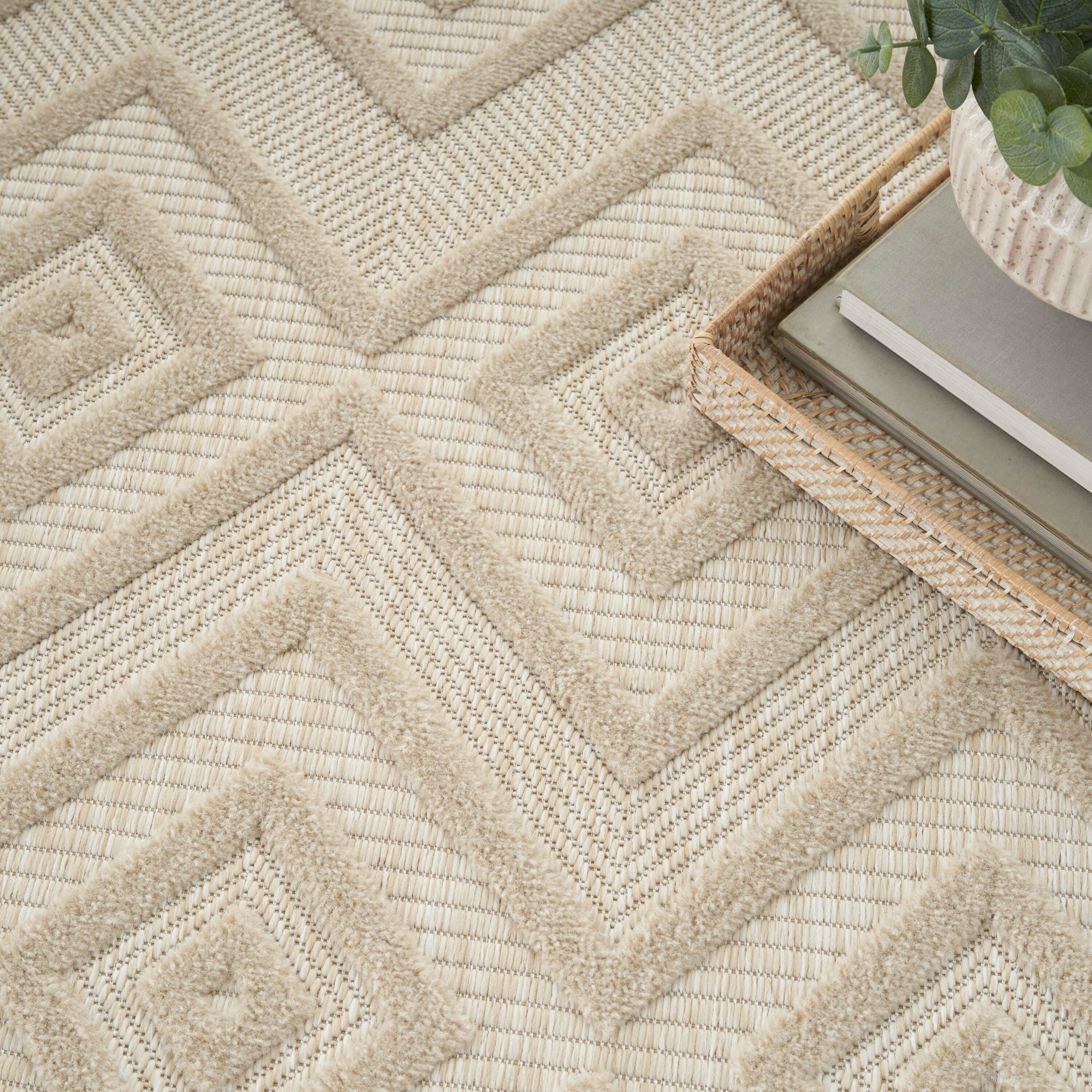 Nourison Home Versa 9' x 12' Area Rug, Cream, large