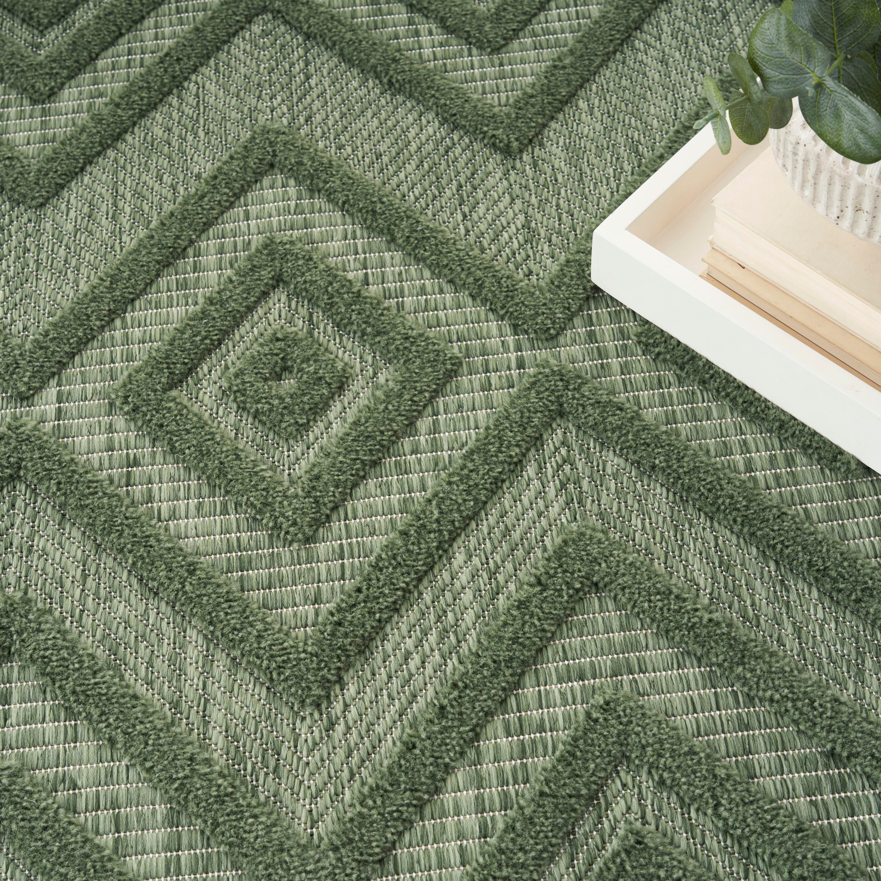 Nourison Home Versa 9' x 12' Area Rug, Green, large