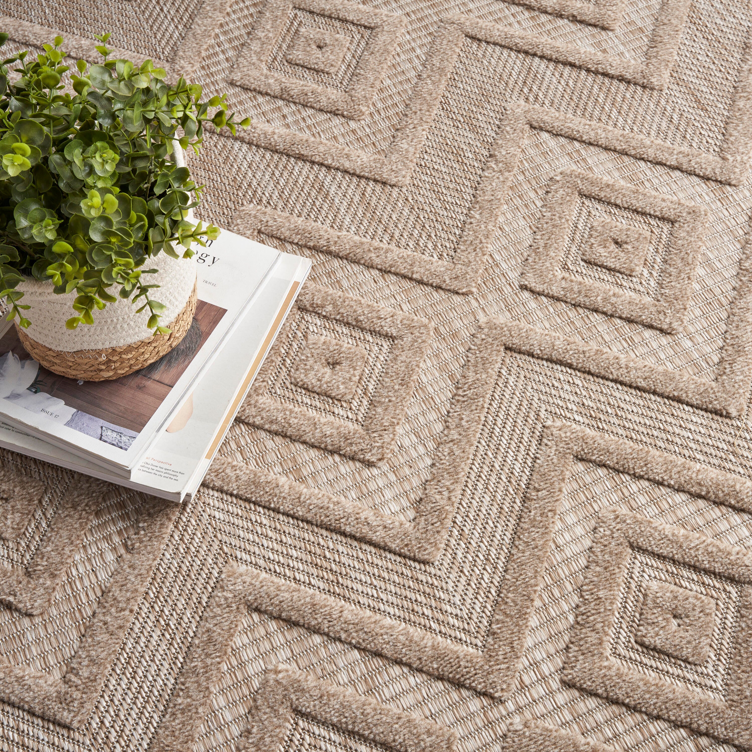 Nourison Home Versa 9' x 12' Area Rug, Natural Beige, large