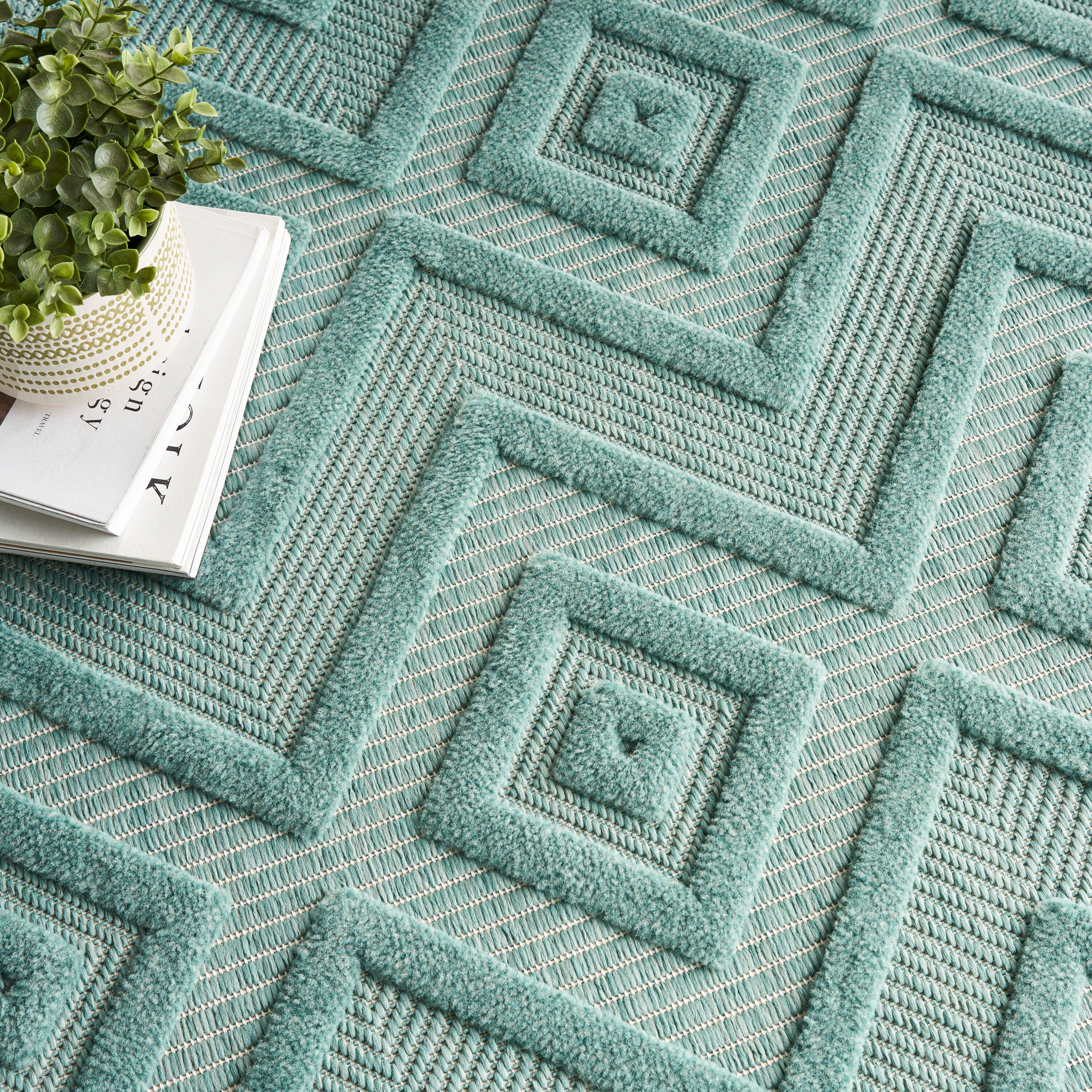Nourison Home Versa 9' x 12' Area Rug, Aqua/Teal, large