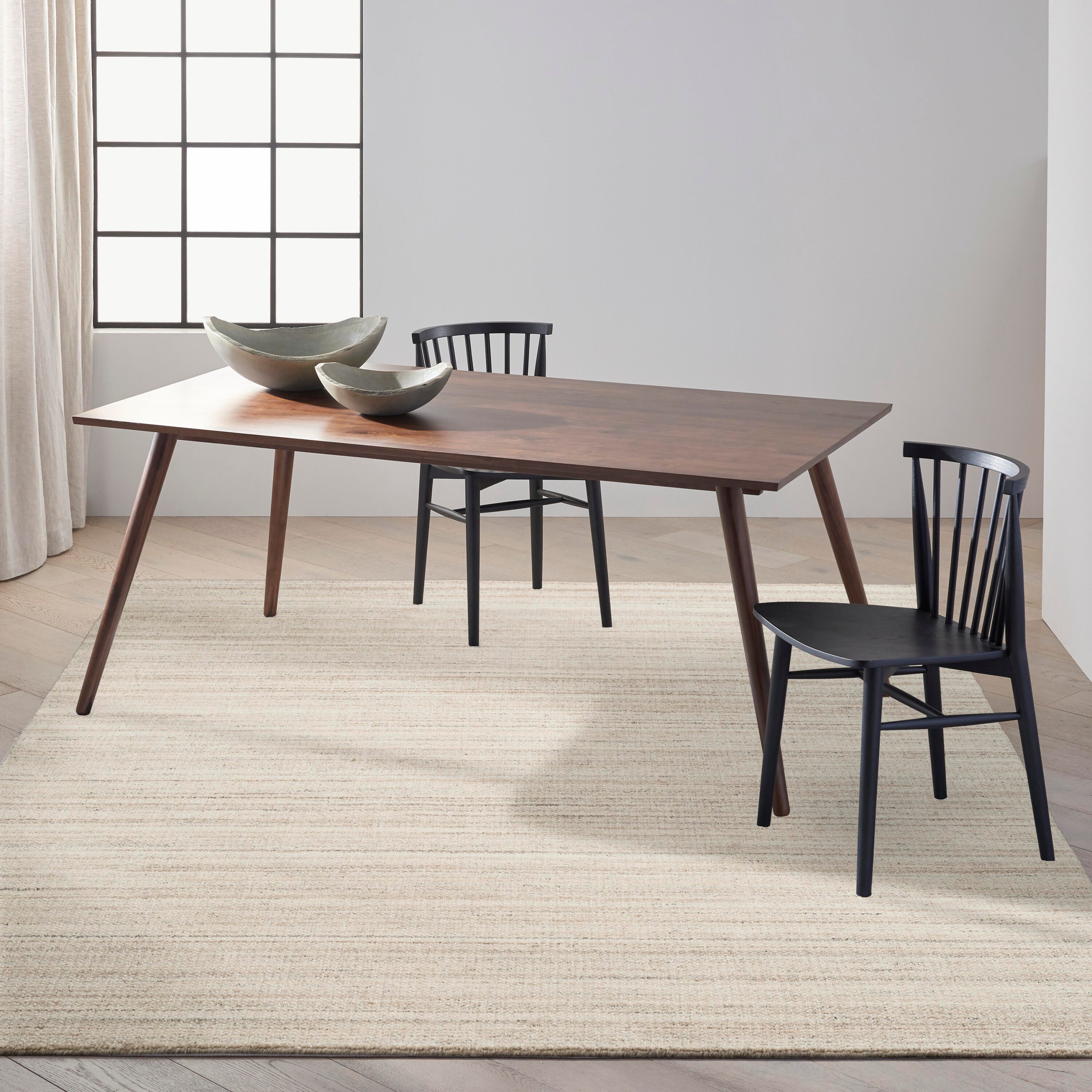 Calvin Klein Abrash 7'9" x 9'9" Area Rug, Ivory/Gray, large