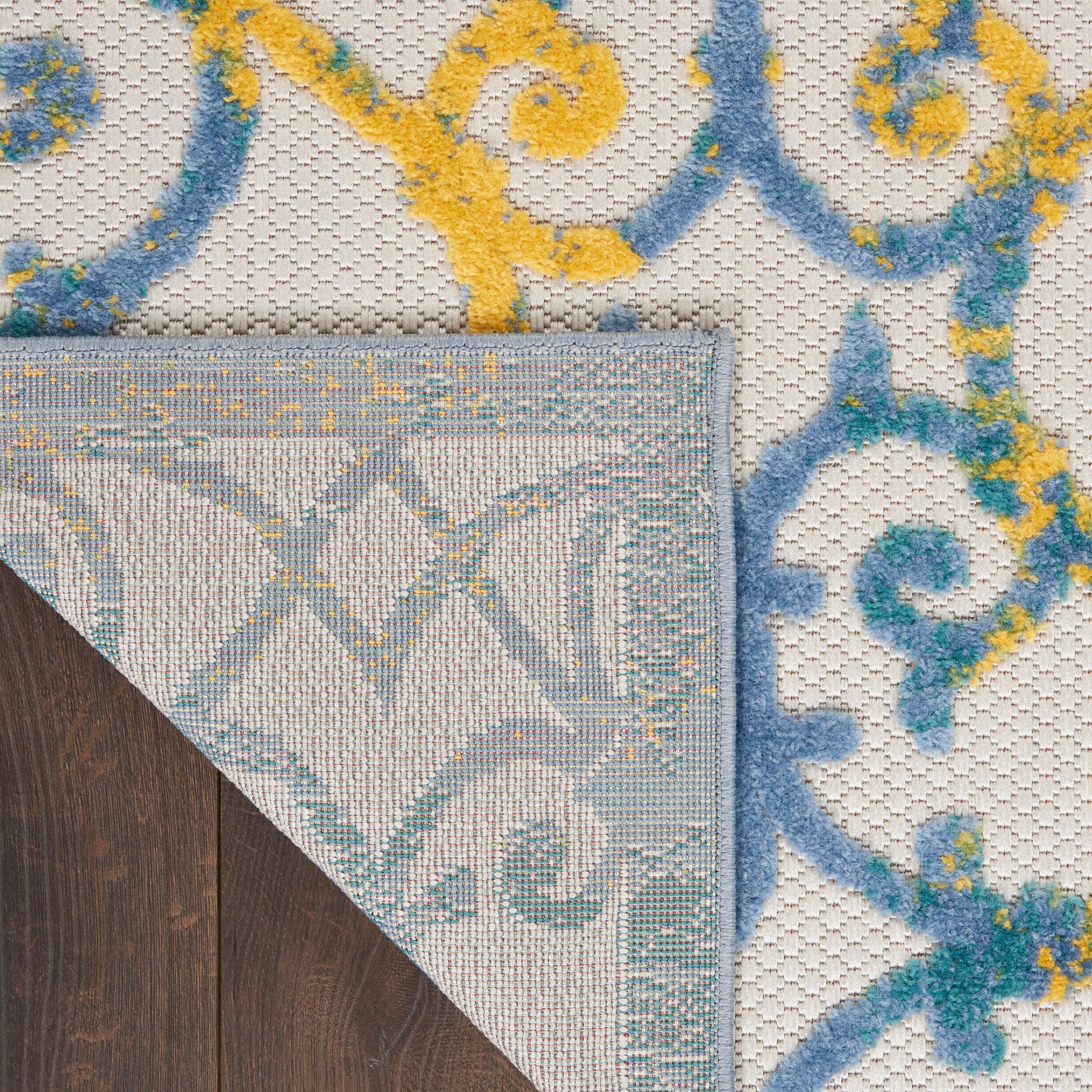 Nourison Home Splash 2'3" X 10' Leaves Runner, , large
