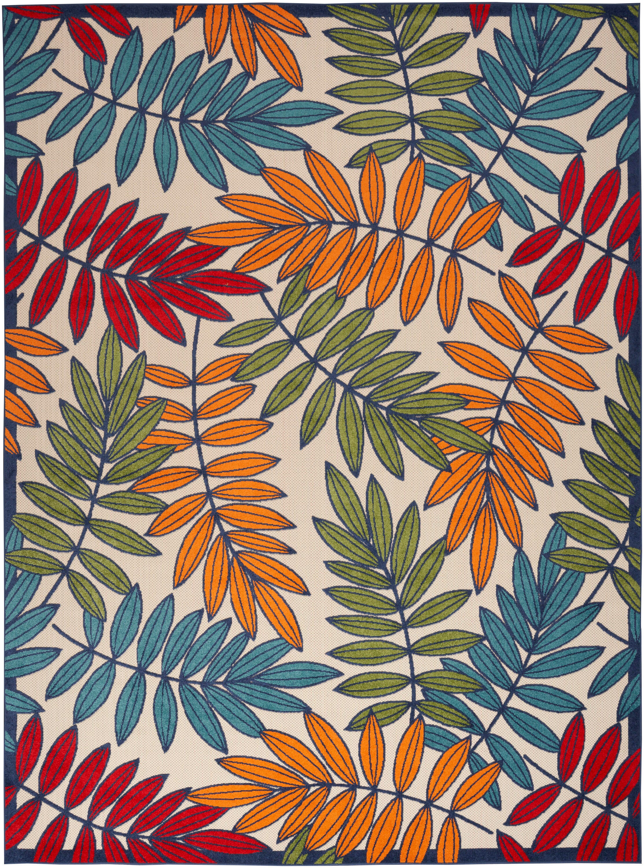 Nourison Home Splash 12' X 15' Botanical Pattern Area Rug, Multi, large