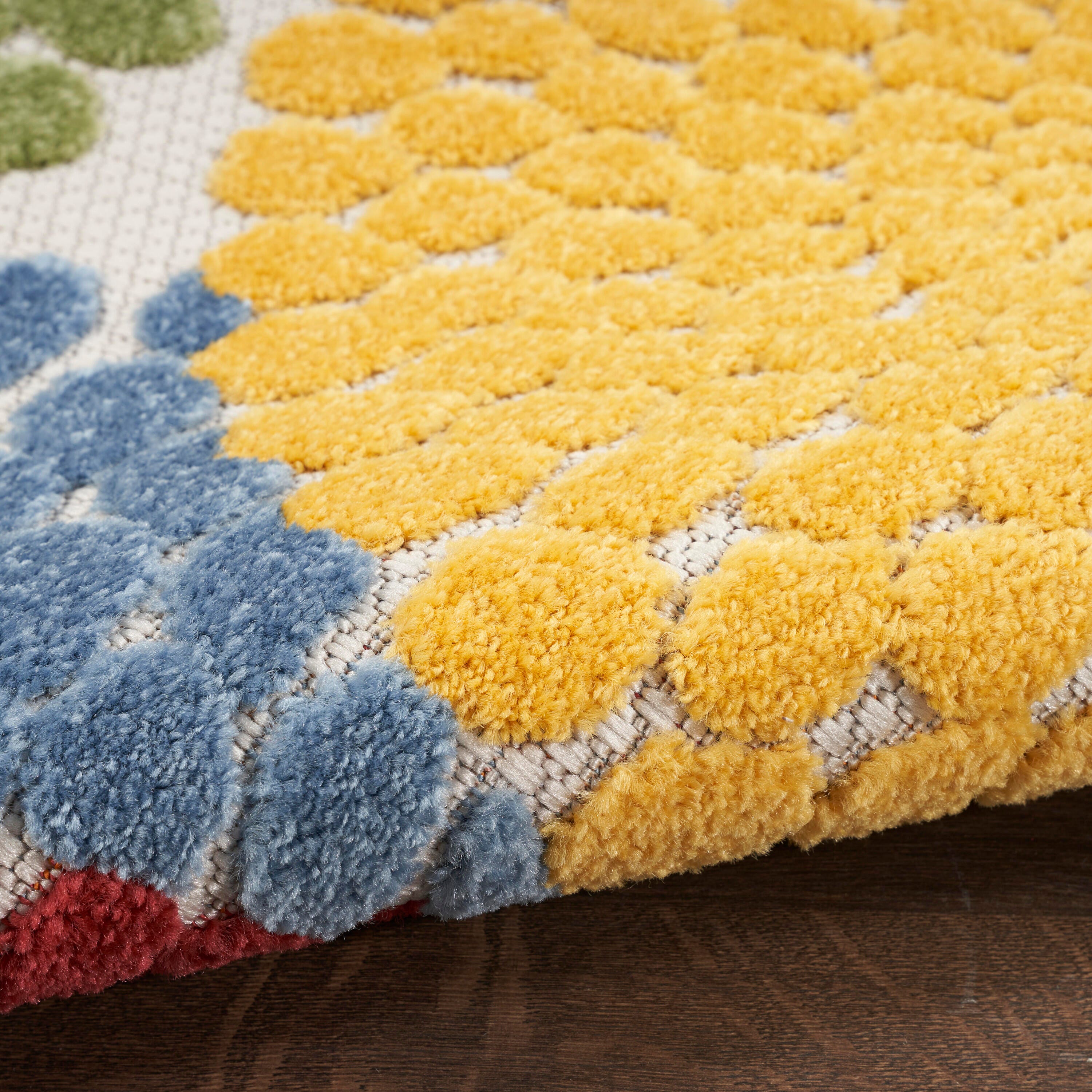 Nourison Home Splash 2'8" X 4' Circular Floral Area Rug, Multi, large