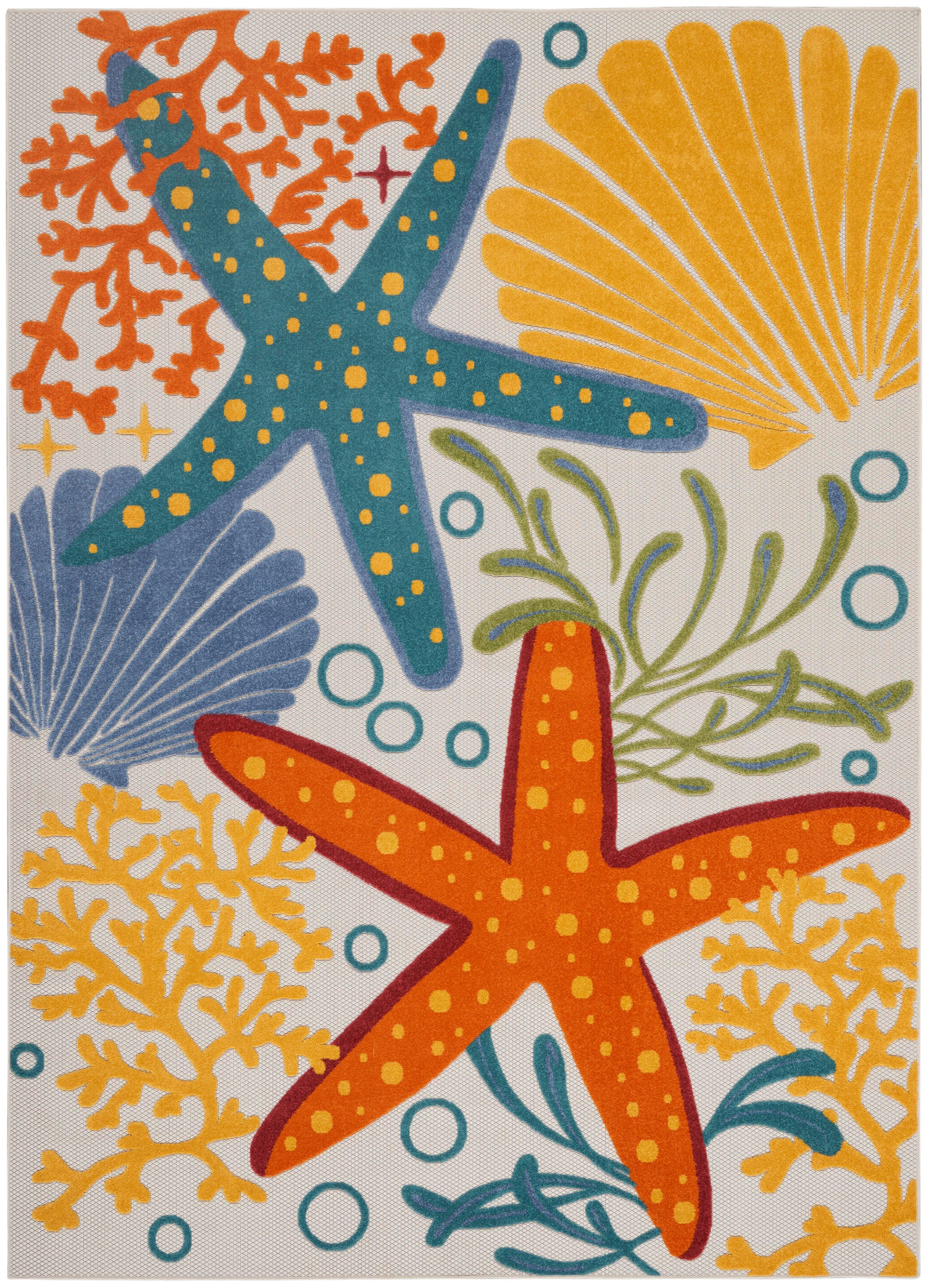 Nourison Home Splash 12' X 15' Sea Star Area Rug, Multi, large