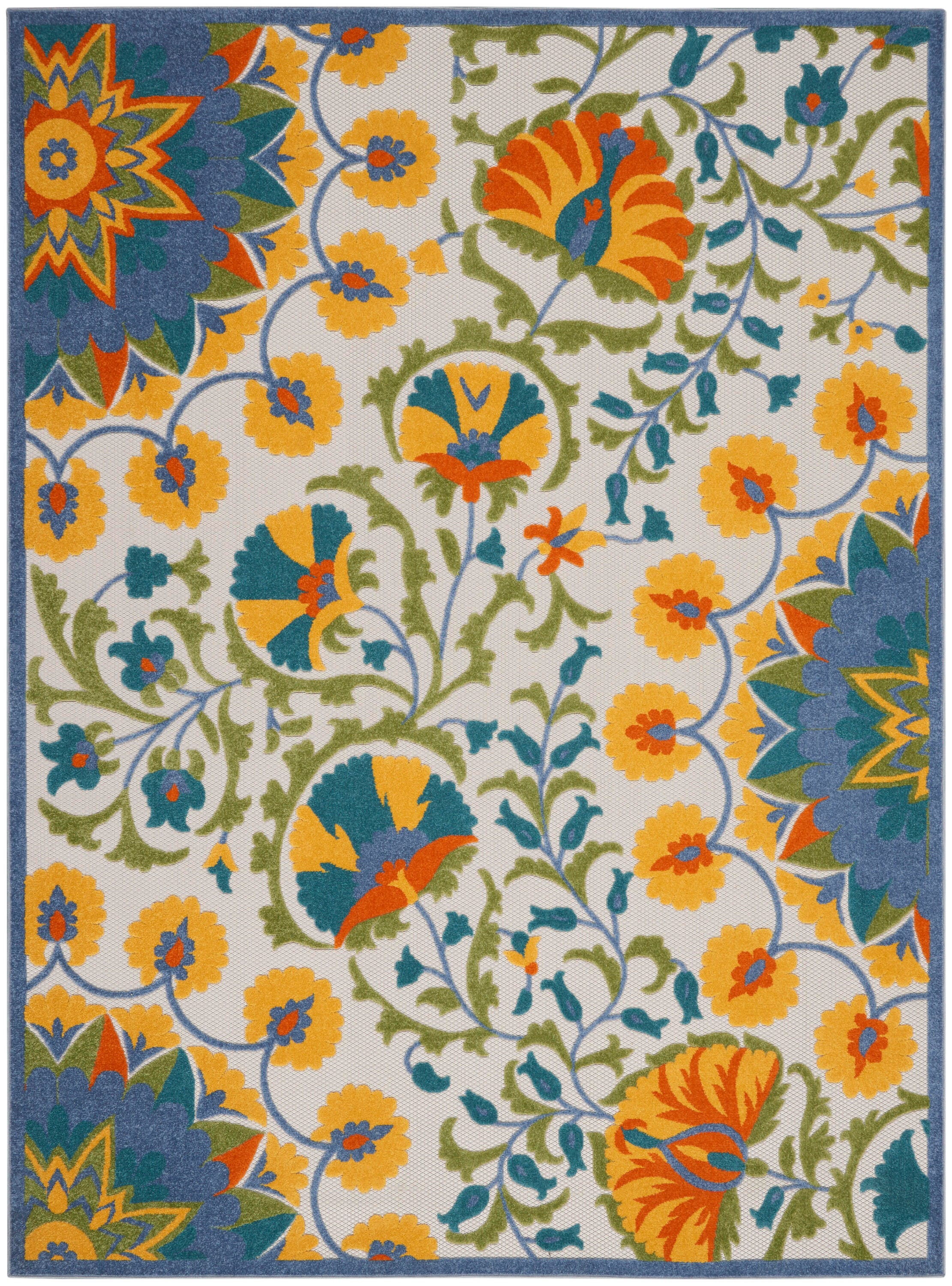 Nourison Home Splash 12' X 15' Petals Area Rug, Multi, large
