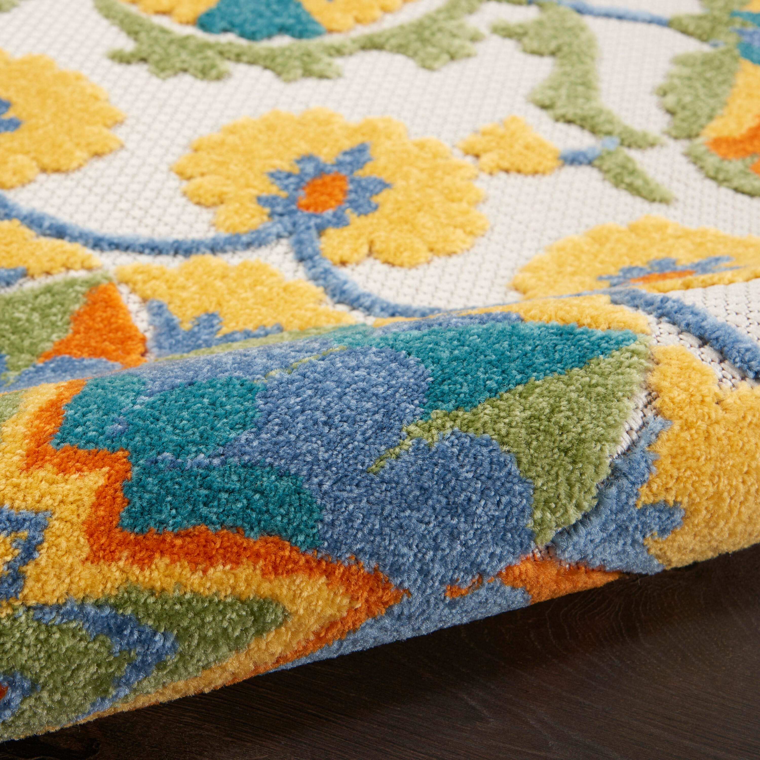 Nourison Home Splash 12' X 15' Petals Area Rug, Multi, large