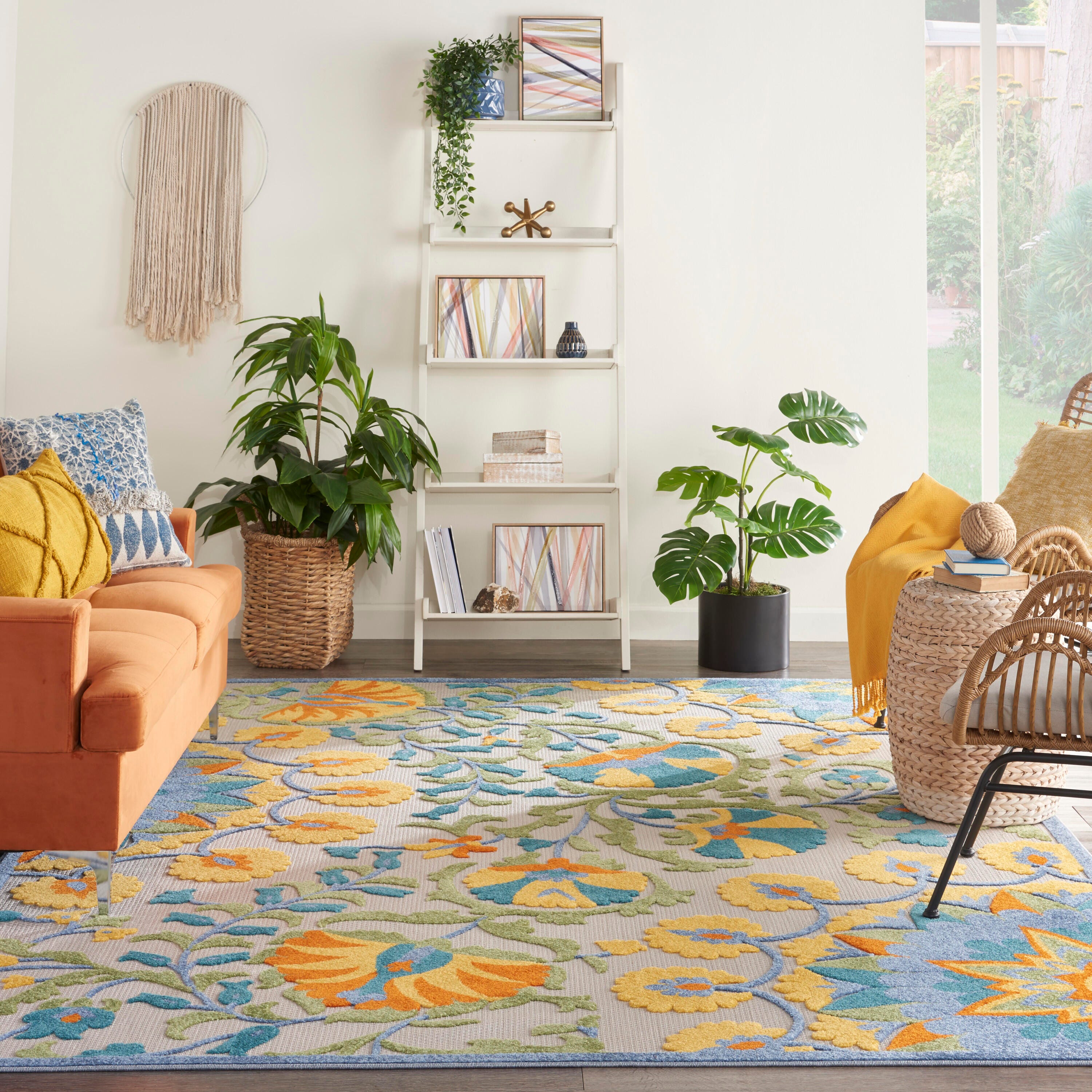 Nourison Home Splash 12' X 15' Petals Area Rug, Multi, large