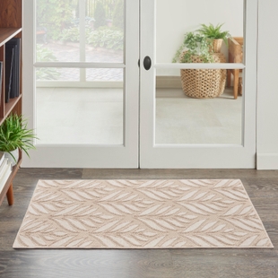 Nourison Home Splash 2'8" X 4' Texture Area Rug, Ivory/Gray, rollover