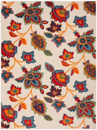 Nourison Home Splash 3'6" X 5'6 Floral Area Rug, Multi, large