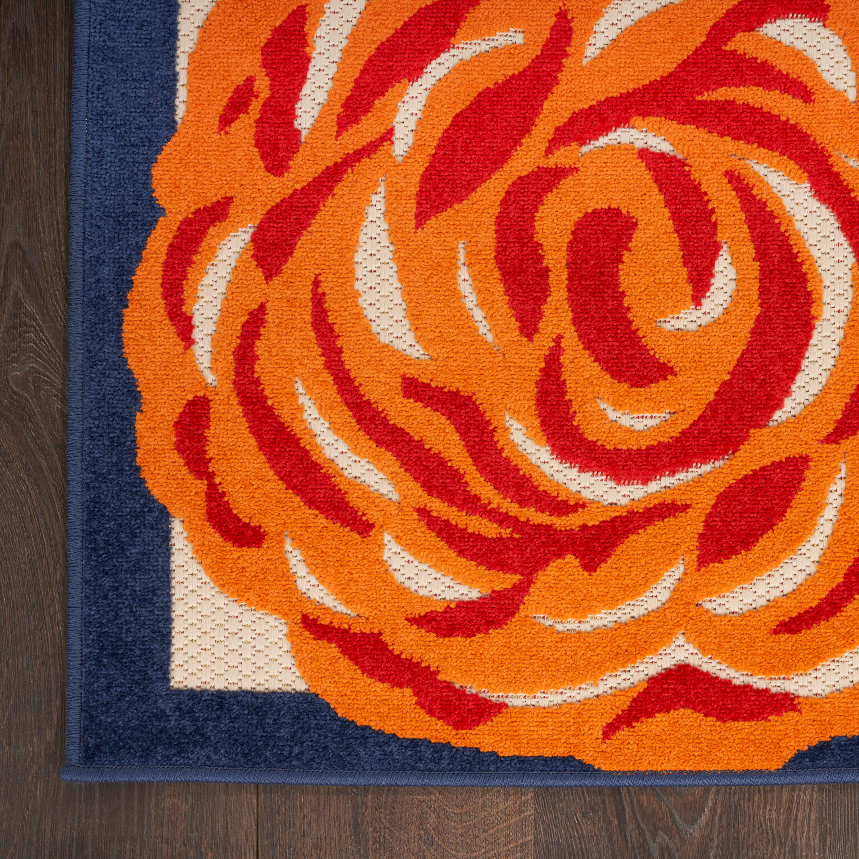 Nourison Home Splash 2'8" X 4' Rose Floral Area Rug, Multi, large
