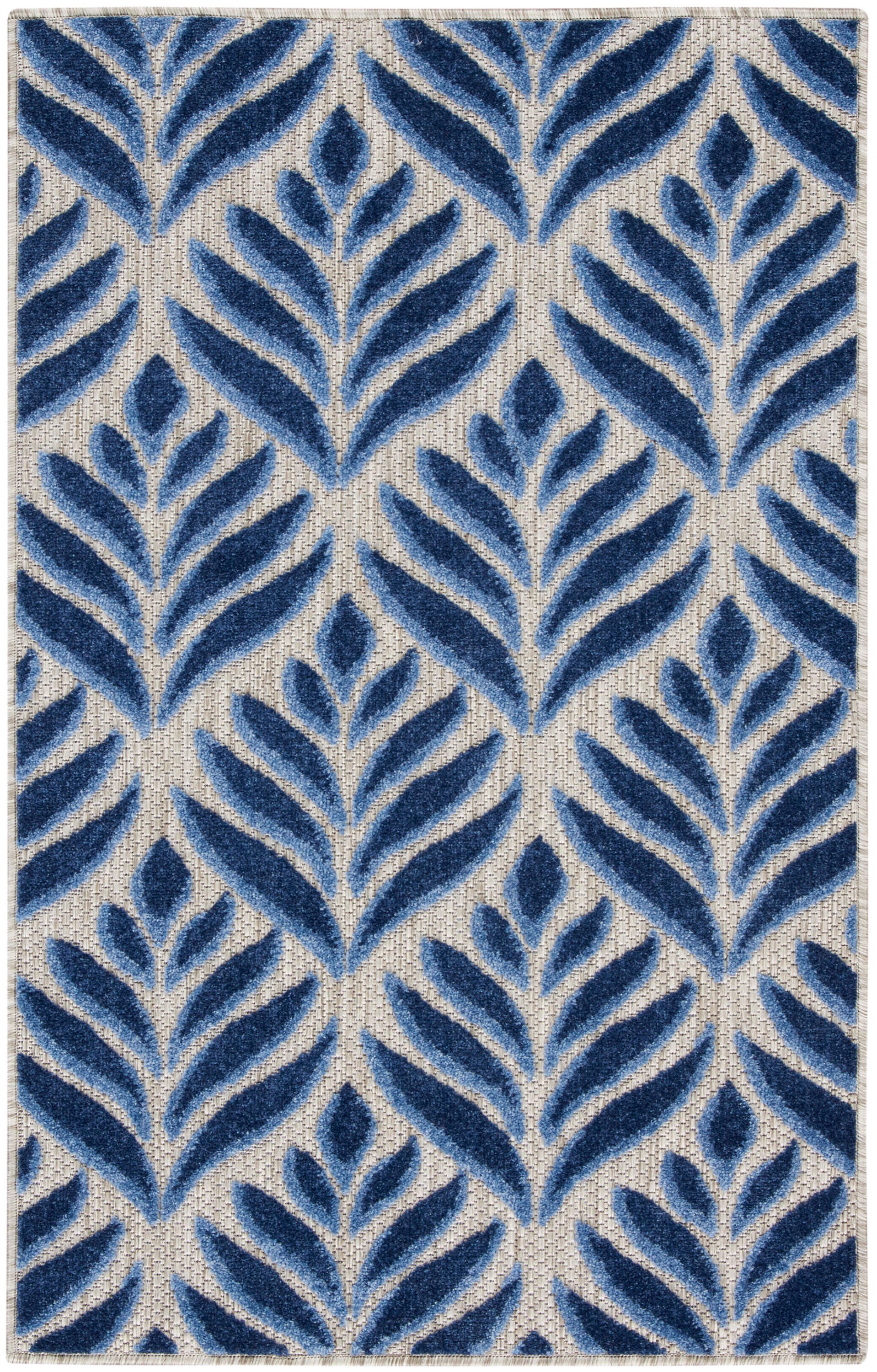 Nourison Home Splash 2'8" X 4' Texture&nbsp;Area Rug, Blue, large