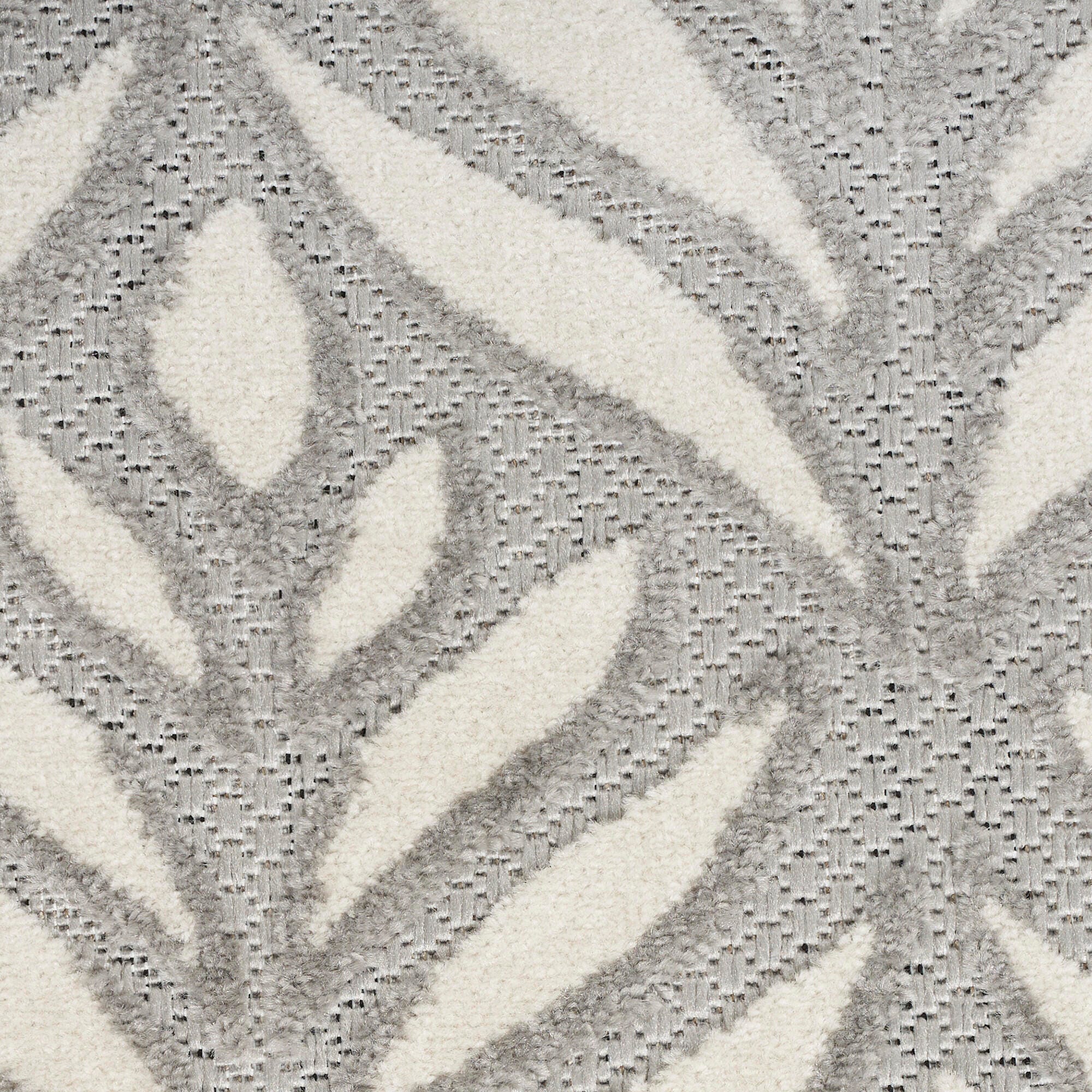 Nourison Home Splash 3'6" X 5'6 Texture Area Rug, Grey, large