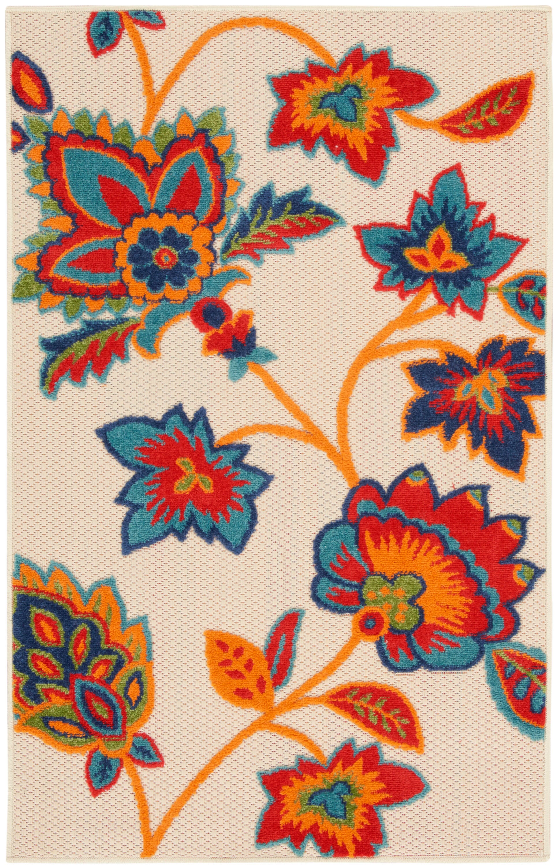 Nourison Home Splash 2'8" X 4' Floral Area Rug, Multi, large
