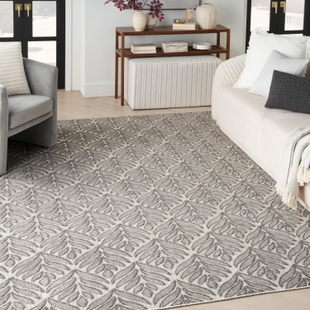 Nourison Home Splash 3'6" X 5'6 Texture Area Rug, Charcoal, rollover