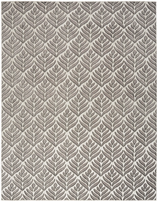 Nourison Home Splash 3'6" X 5'6 Texture Area Rug, Charcoal, large
