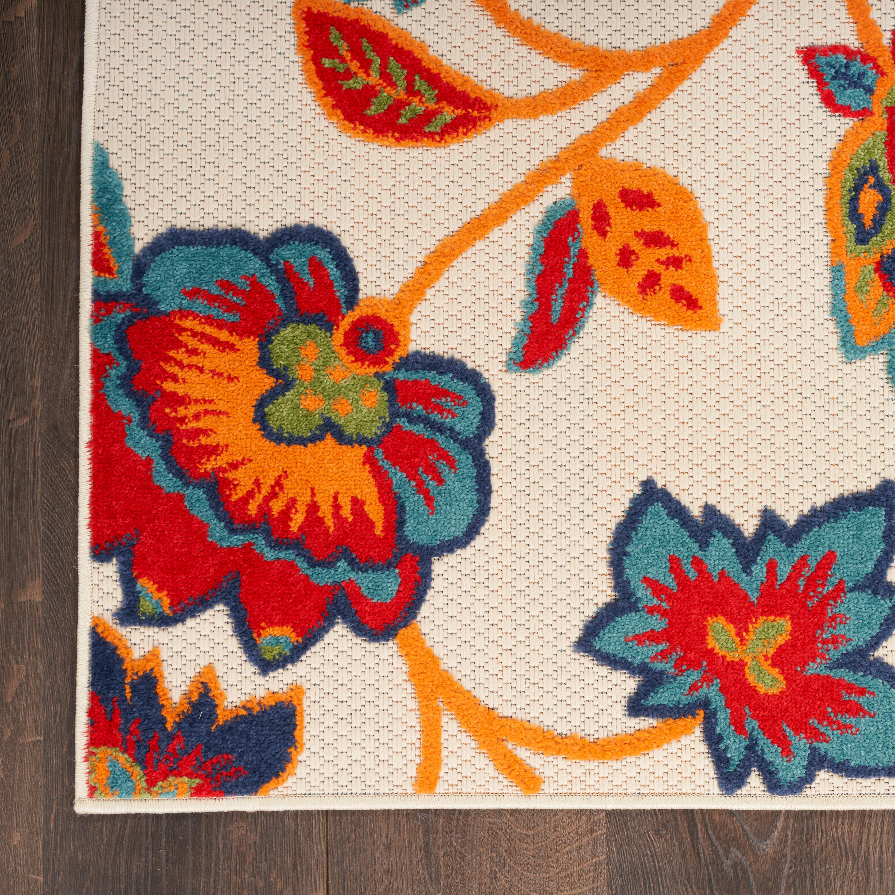 Nourison Home Splash 5'3" X 7'5 Floral Area Rug, Multi, large