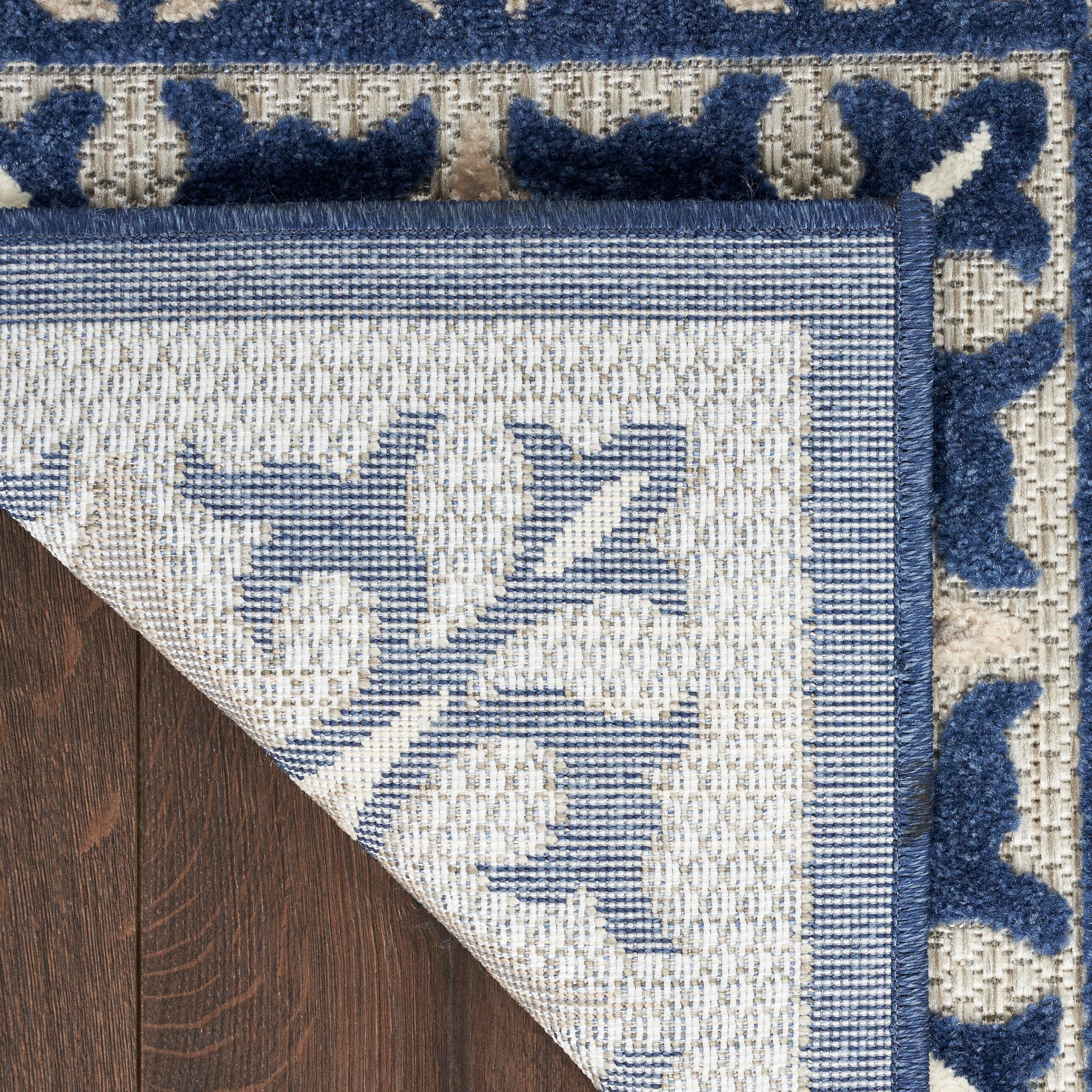 Nourison Home Splash 7' X 10' Small Geometric Area Rug, Blue, large