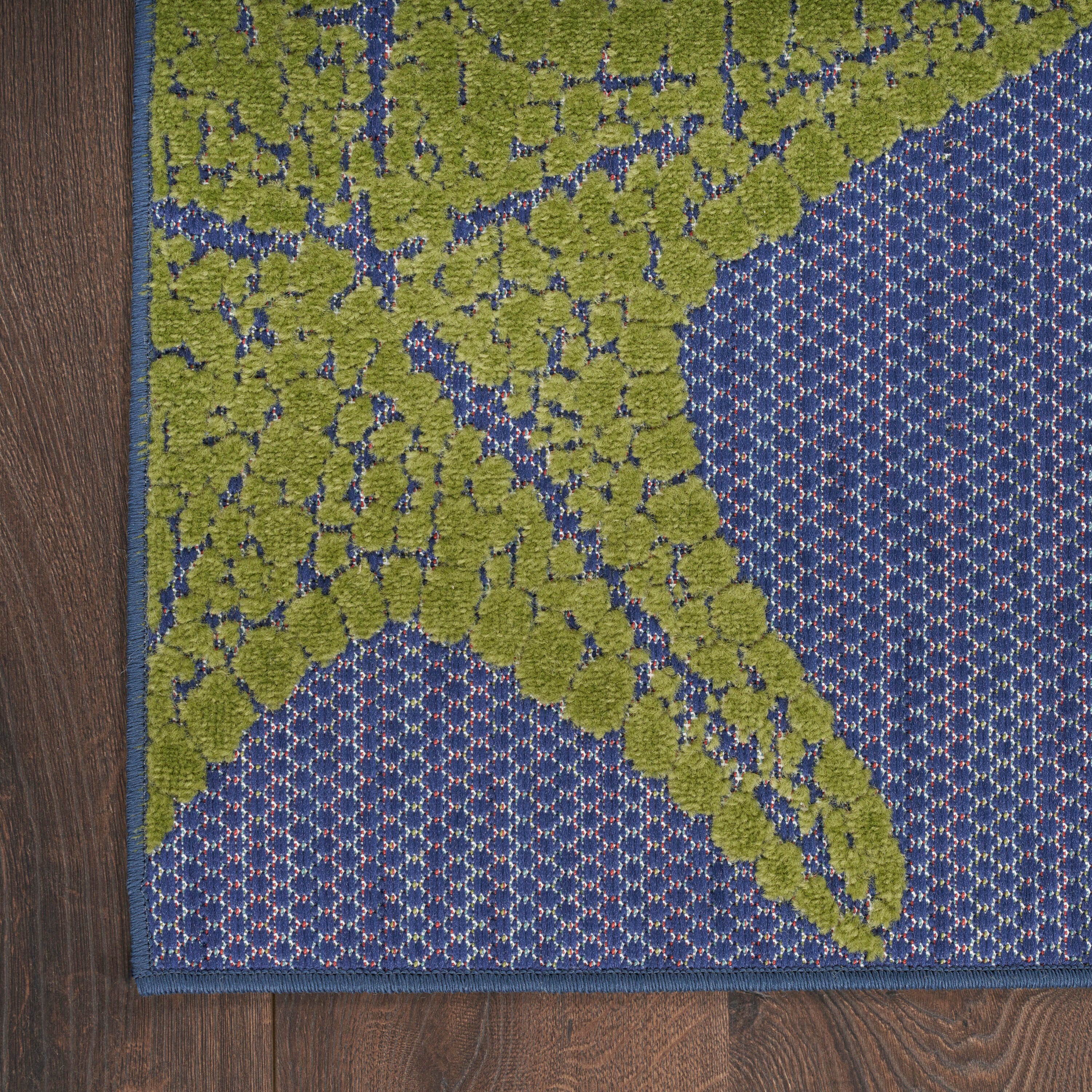 Nourison Home Splash 2'3" X 8' Starfish Indoor/Outdoor Area Rug, Blue/Multi, large