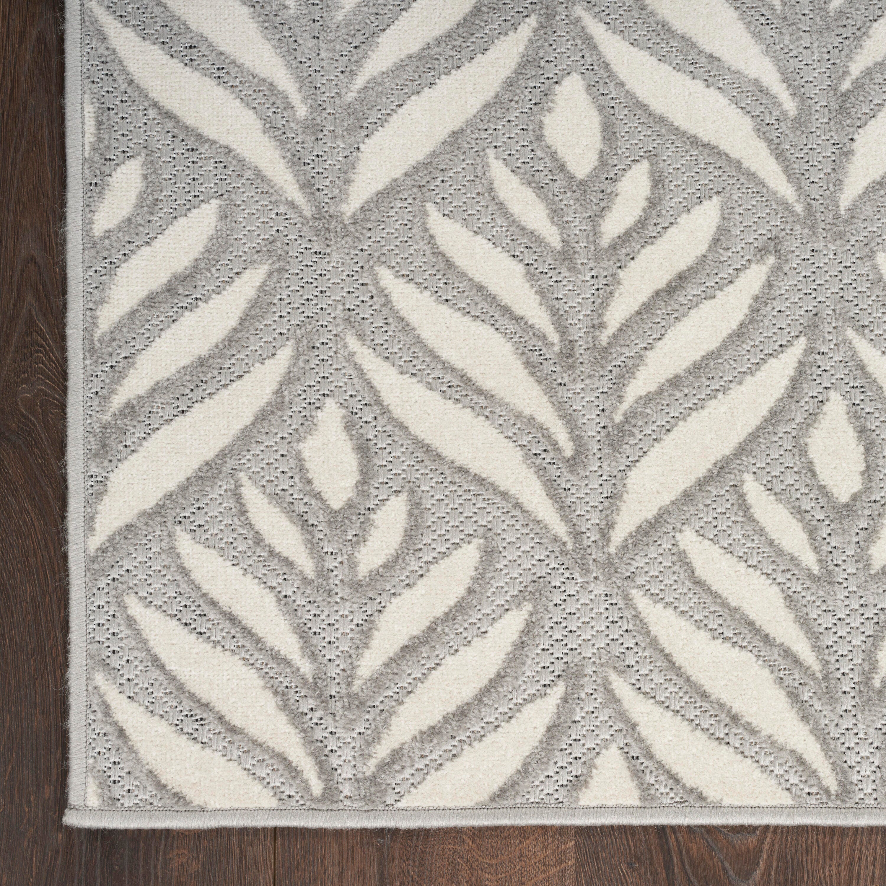 Nourison Home Splash 6' X 9' Texture Area Rug, Grey, large