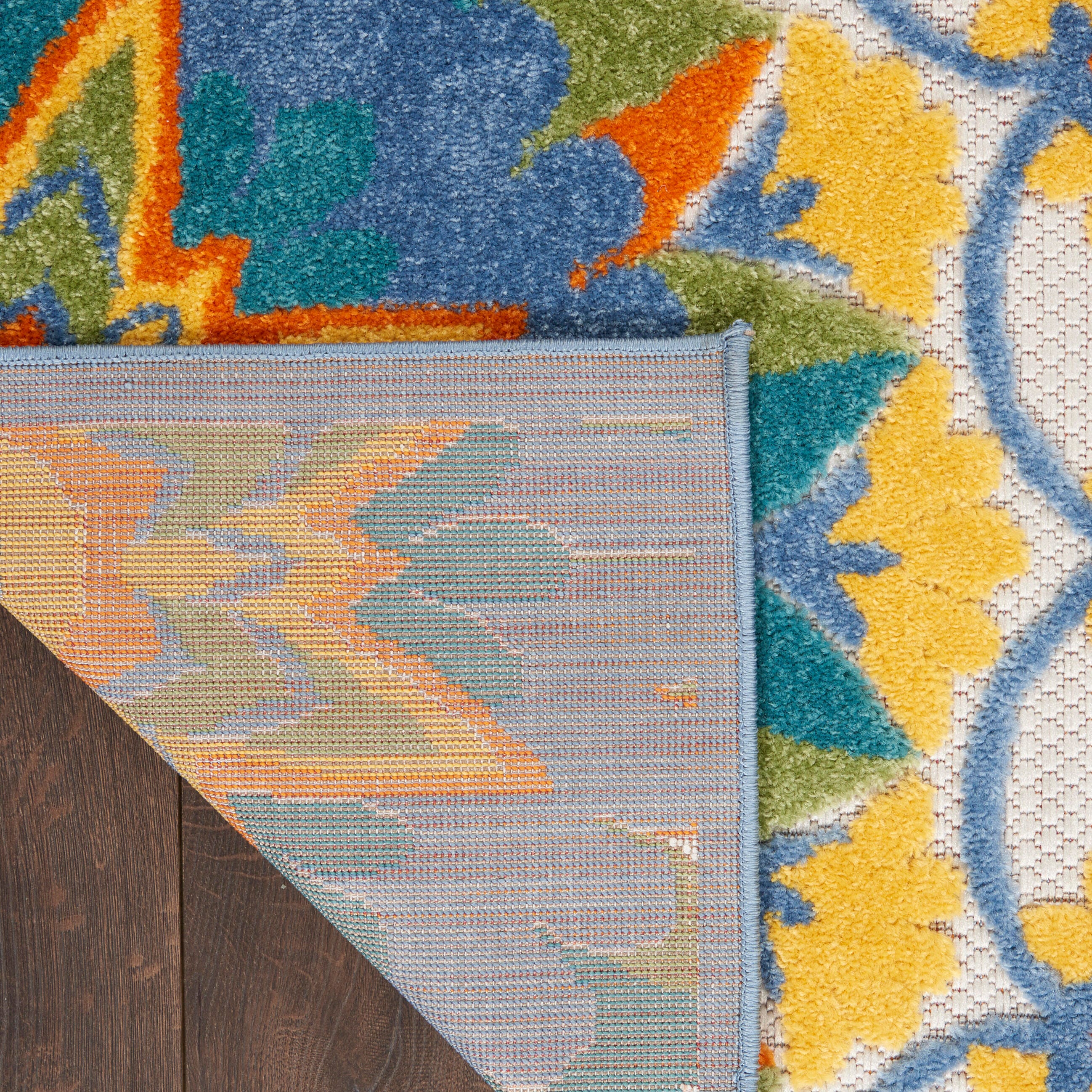 Nourison Home Splash 2'3" X 8' Petals Area Rug, Multi, large