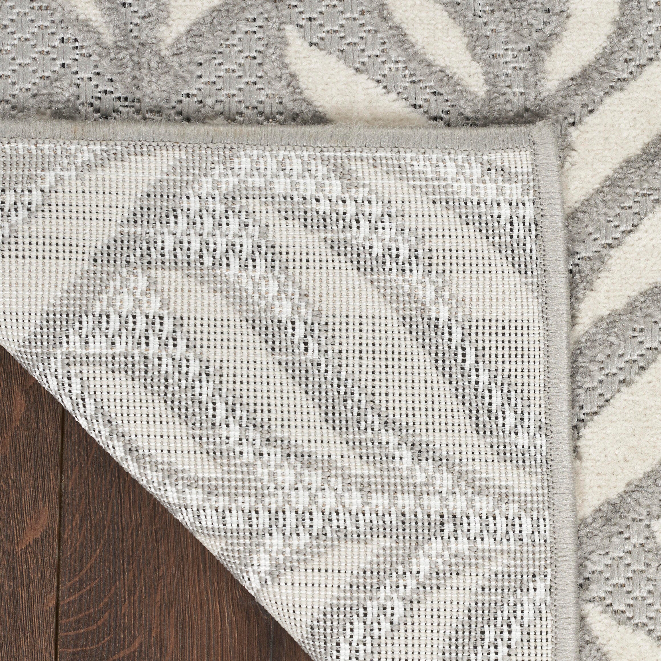 Nourison Home Splash 5'3" X 7'5 Texture Area Rug, Grey, large
