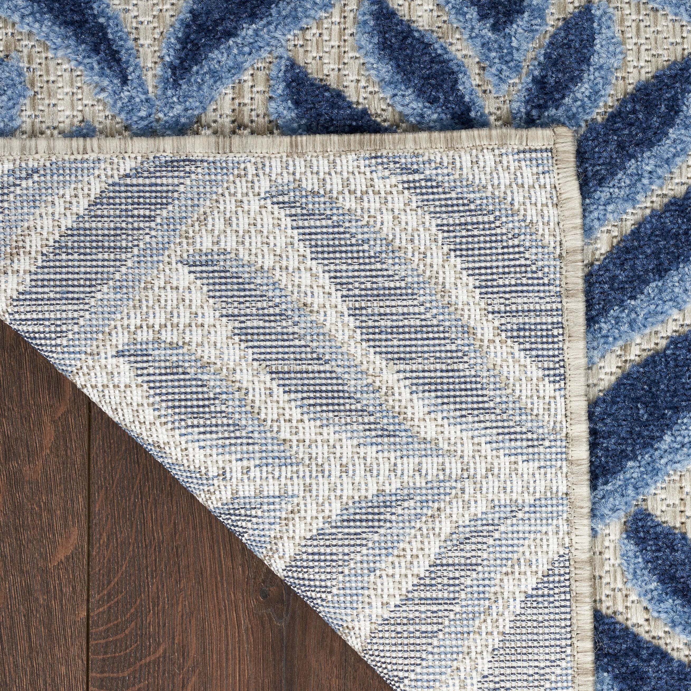 Nourison Home Splash 7' X 10' Texture Area Rug, Blue, large