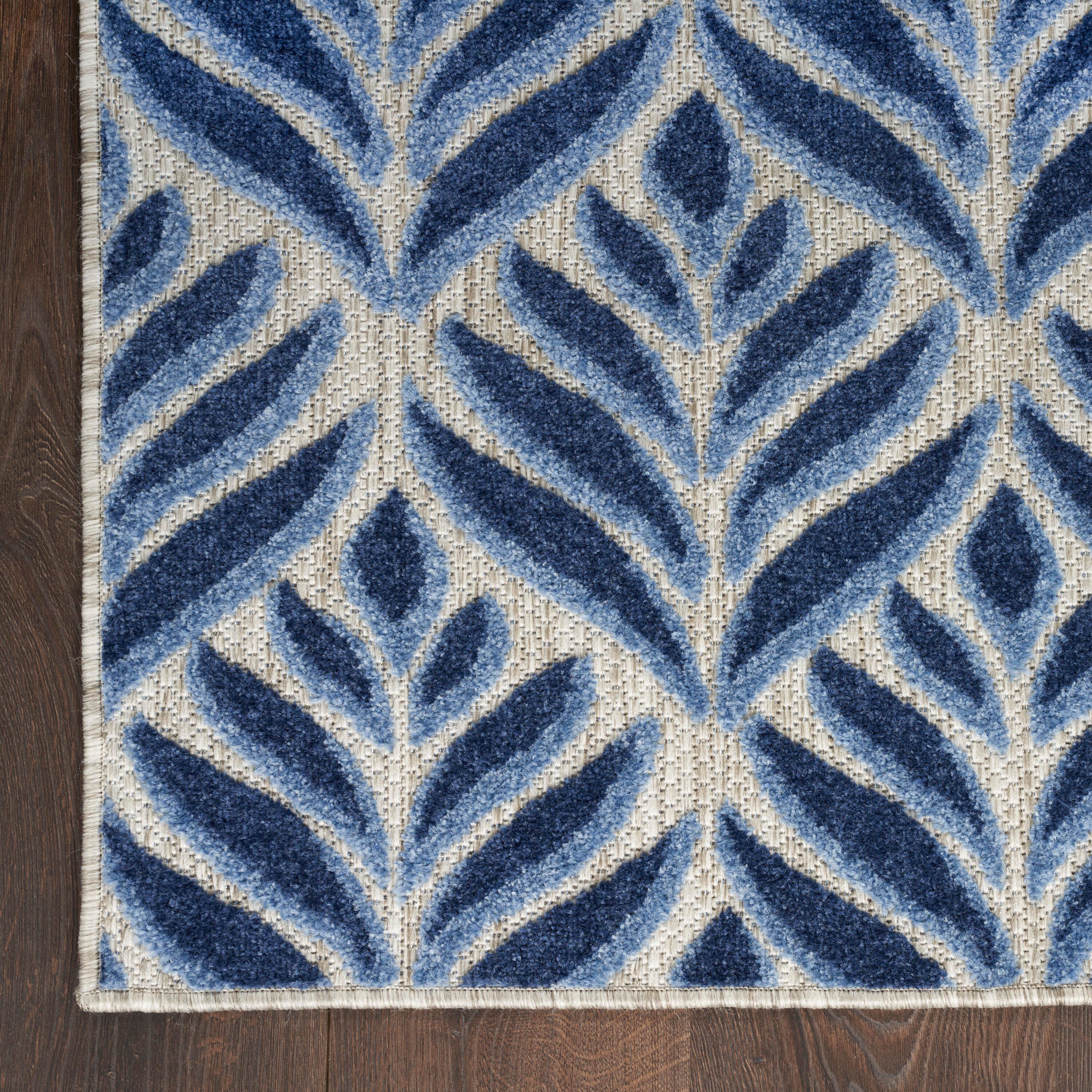 Nourison Home Splash 7' X 10' Texture Area Rug, Blue, large